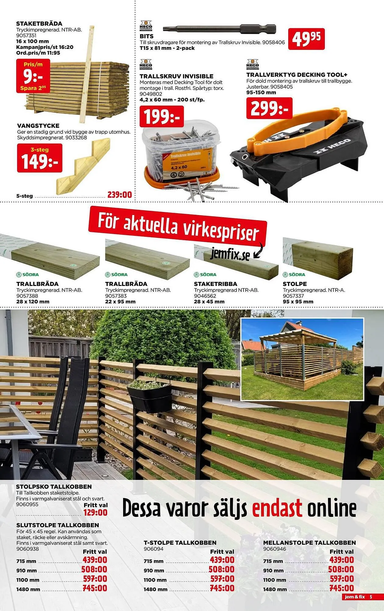 Jem&Fix reklamblad från 23 juli till 30 juli 2023 - Reklamblad sidor 5