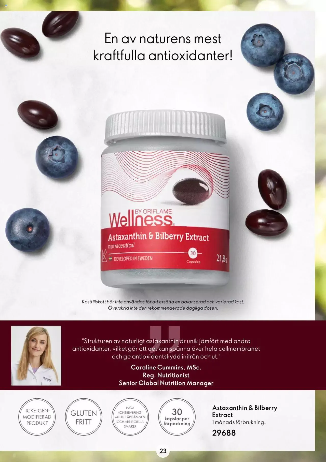 Oriflame - Wellness Catalogue från 1 mars till 31 december 2023 - Reklamblad sidor 23