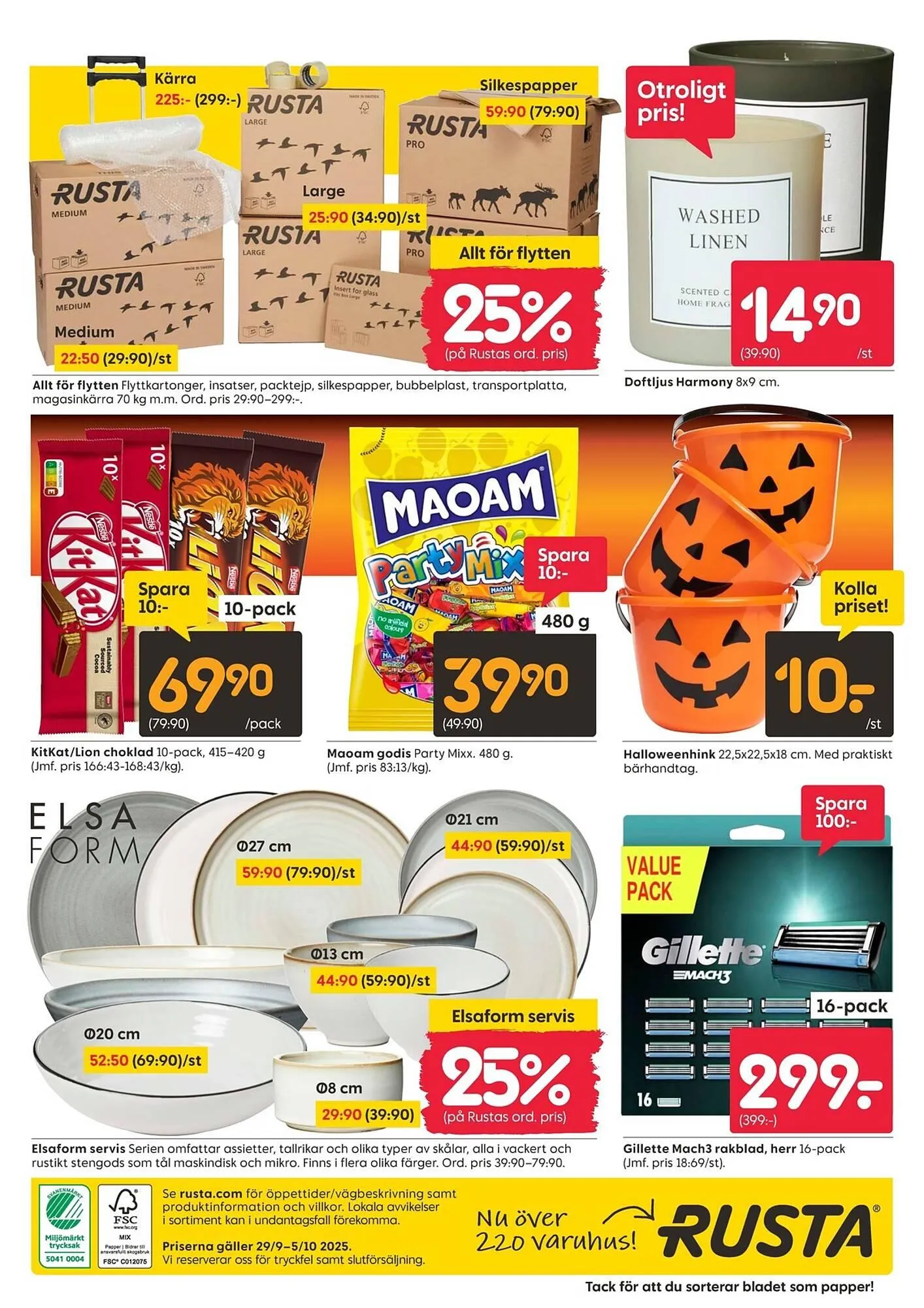 Rusta reklamblad från 29 september till 5 oktober 2025 - Reklamblad sidor 16