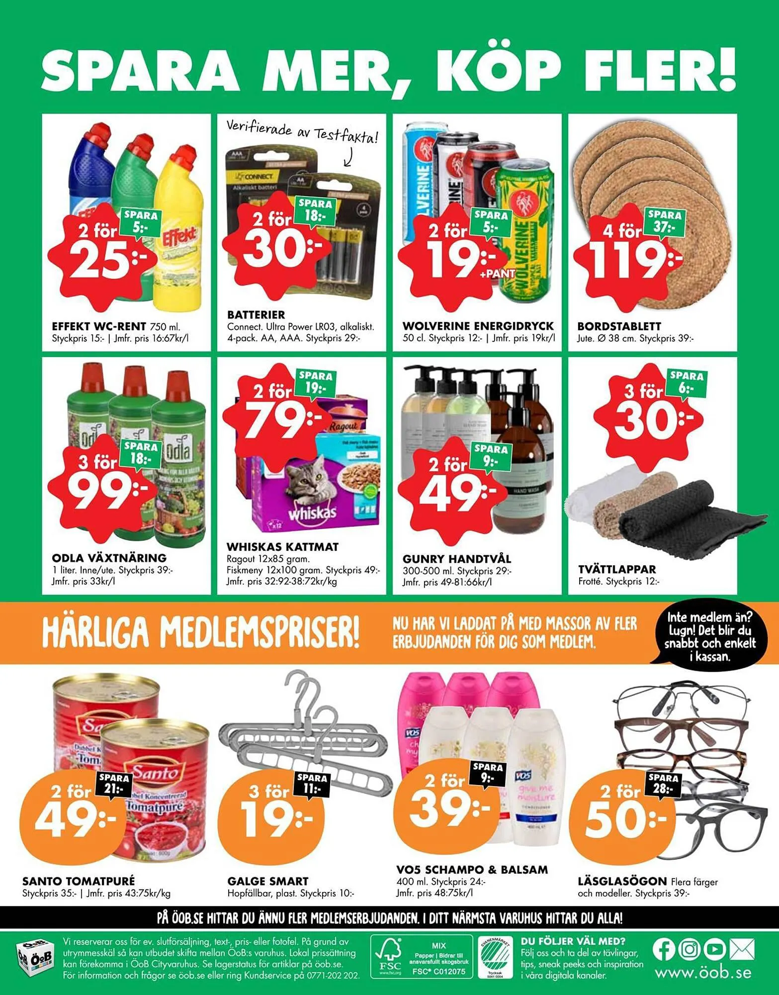 ÖoB reklamblad från 1 oktober till 8 oktober 2023 - Reklamblad sidor 12