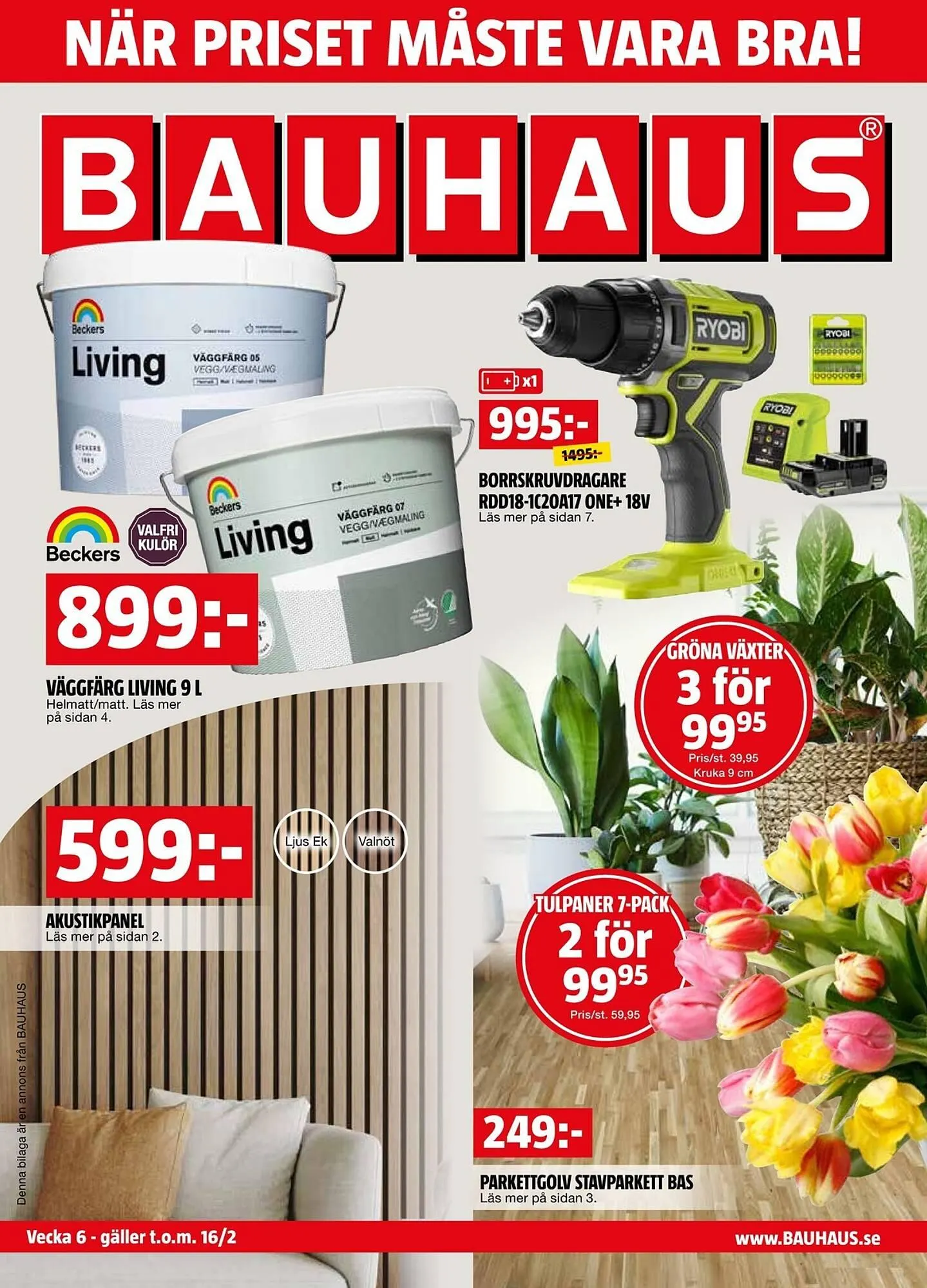 Bauhaus reklamblad - 1
