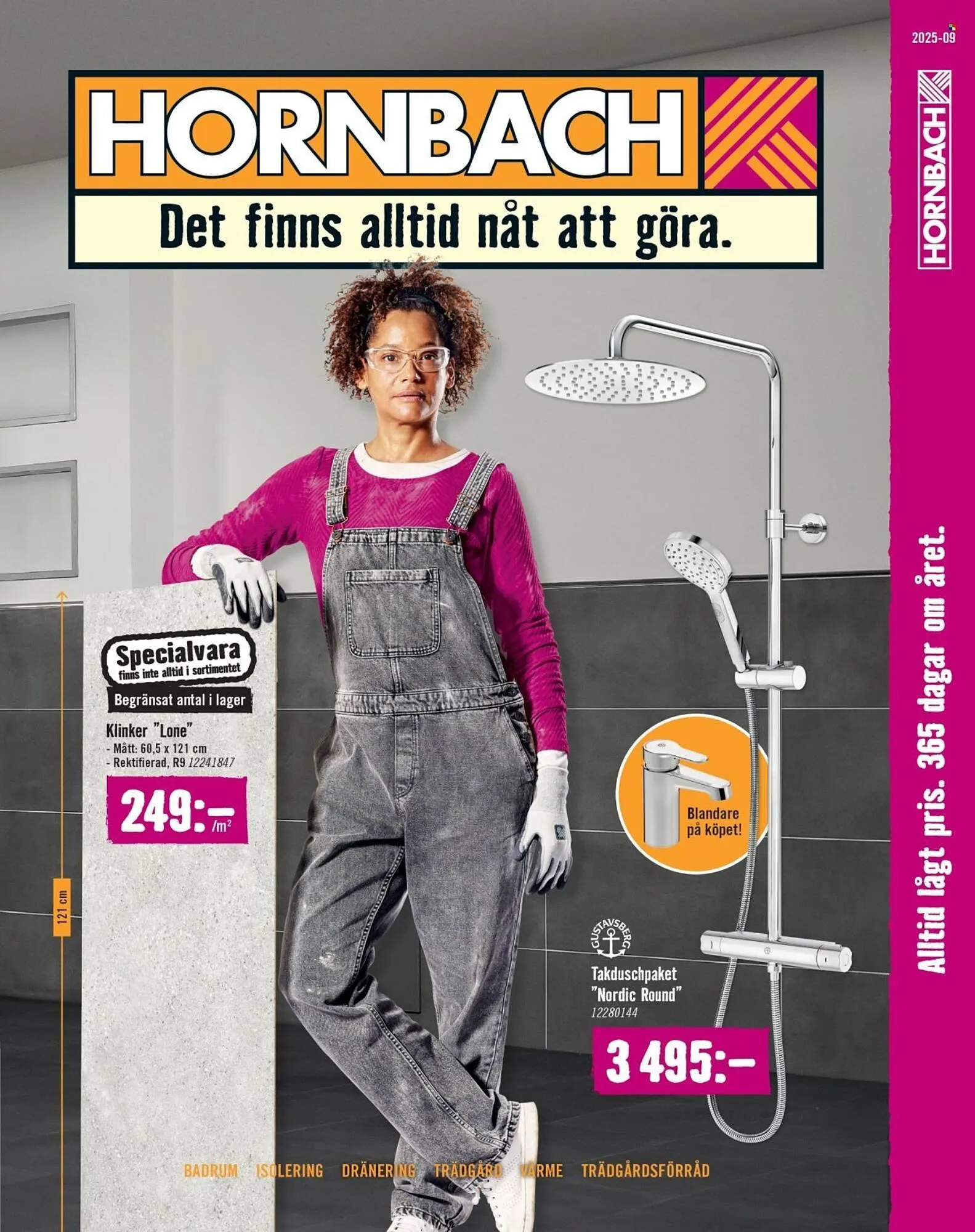Hornbach reklamblad från 31 augusti till 24 september 2025 - Reklamblad sidor 1
