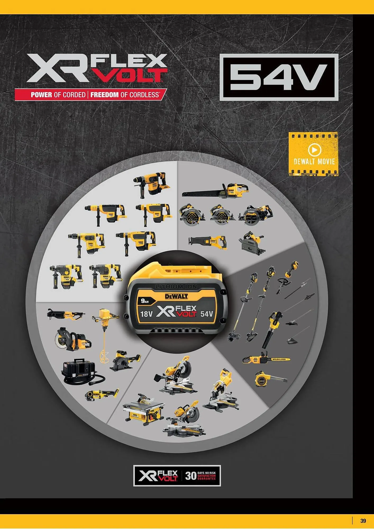 Dewalt reklamblad från 31 augusti till 30 september 2023 - Reklamblad sidor 39