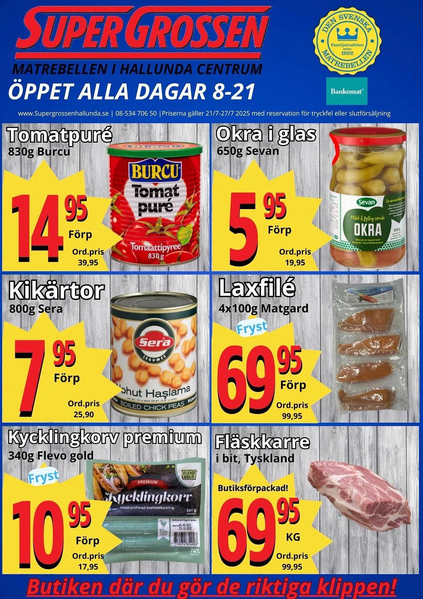 Supergrossen reklamblad - 1