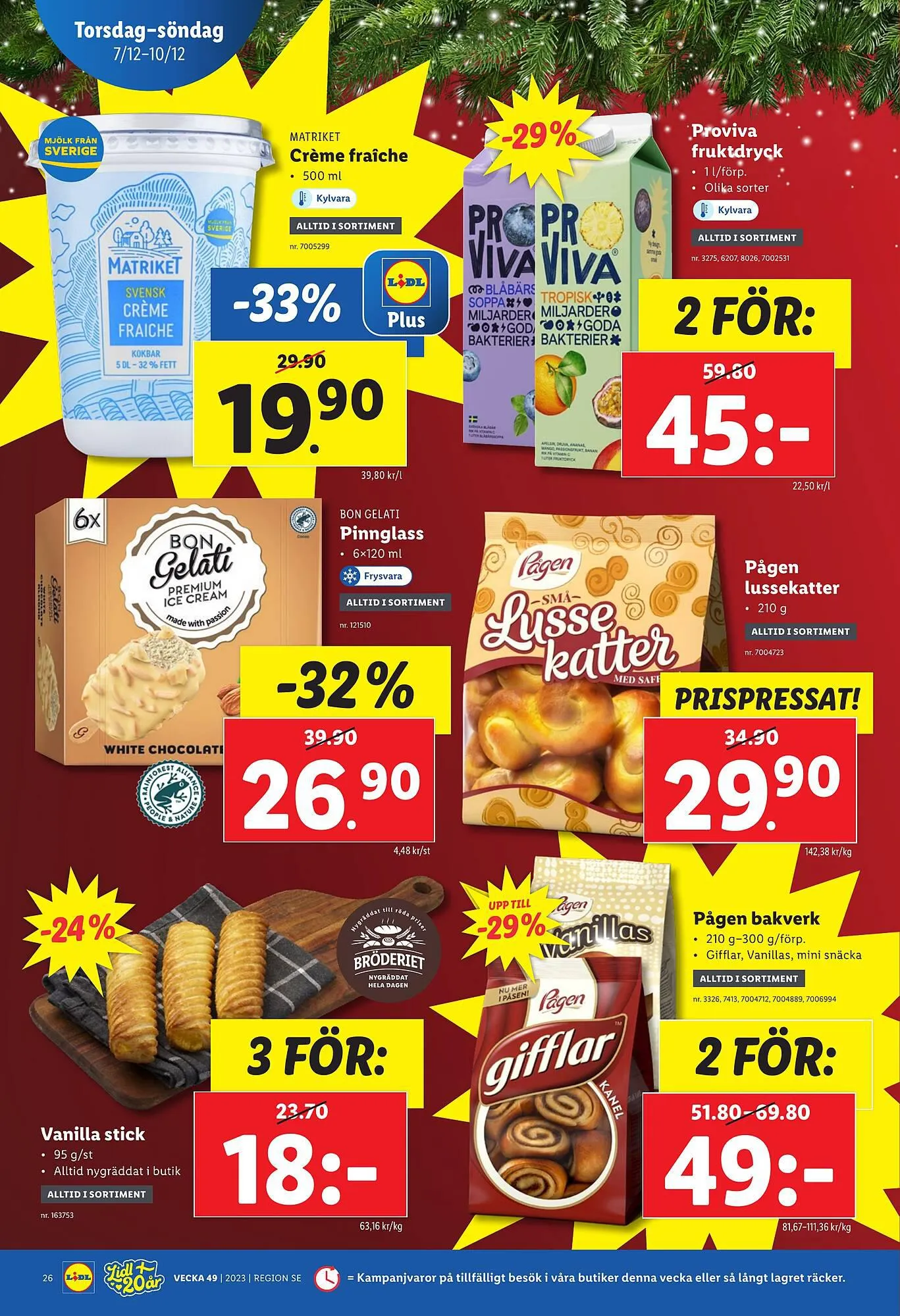 Lidl reklamblad från 4 december till 10 december 2023 - Reklamblad sidor 29