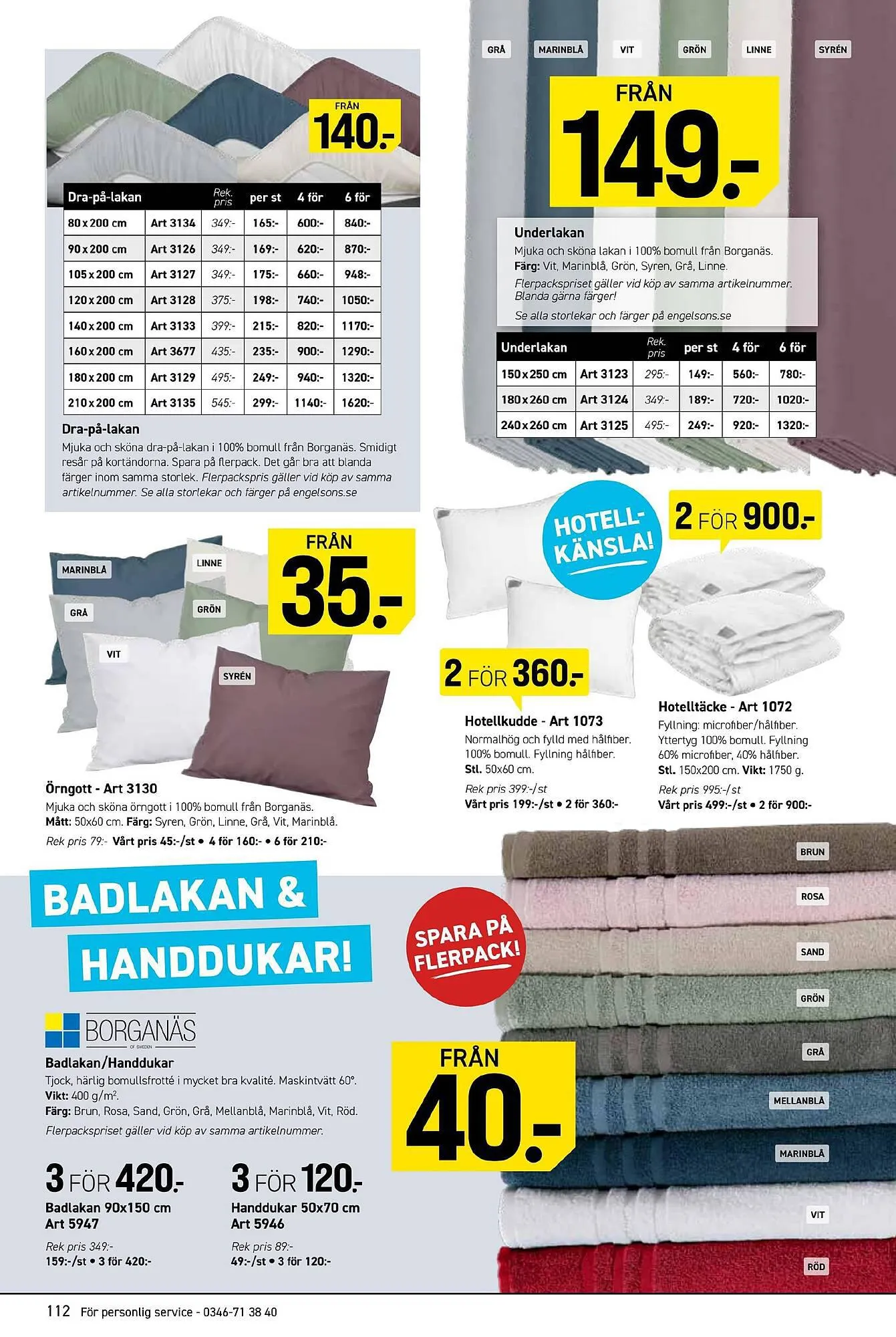 Engelsons reklamblad från 23 oktober till 30 november 2023 - Reklamblad sidor 112