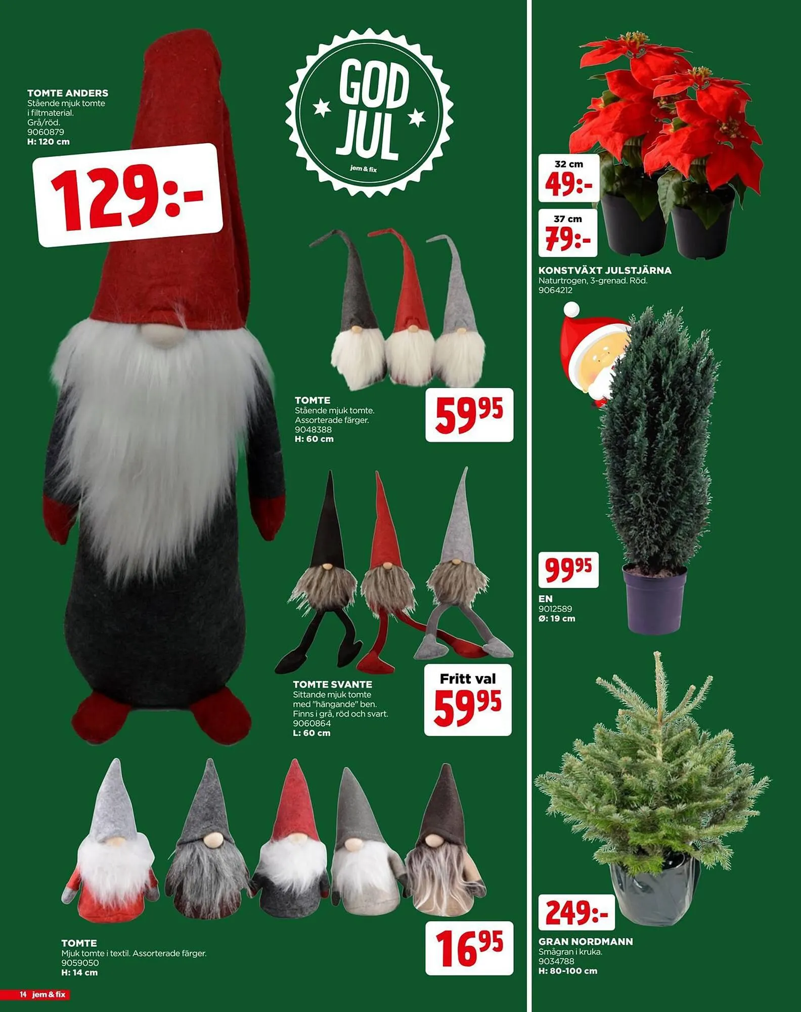 Jem&Fix reklamblad från 29 oktober till 24 december 2023 - Reklamblad sidor 14