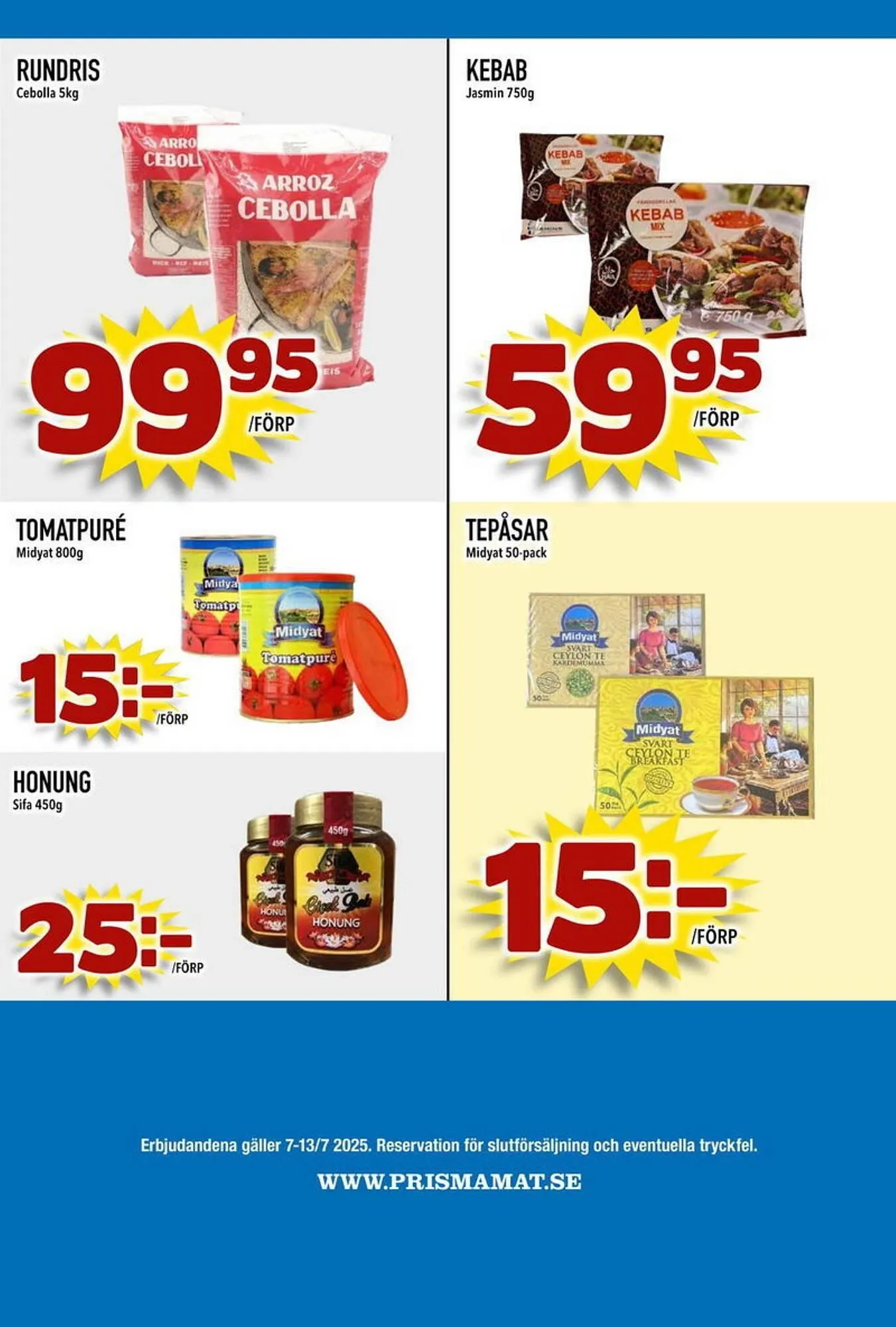 Prisma Mat reklamblad från 7 juli till 13 juli 2025 - Reklamblad sidor 9