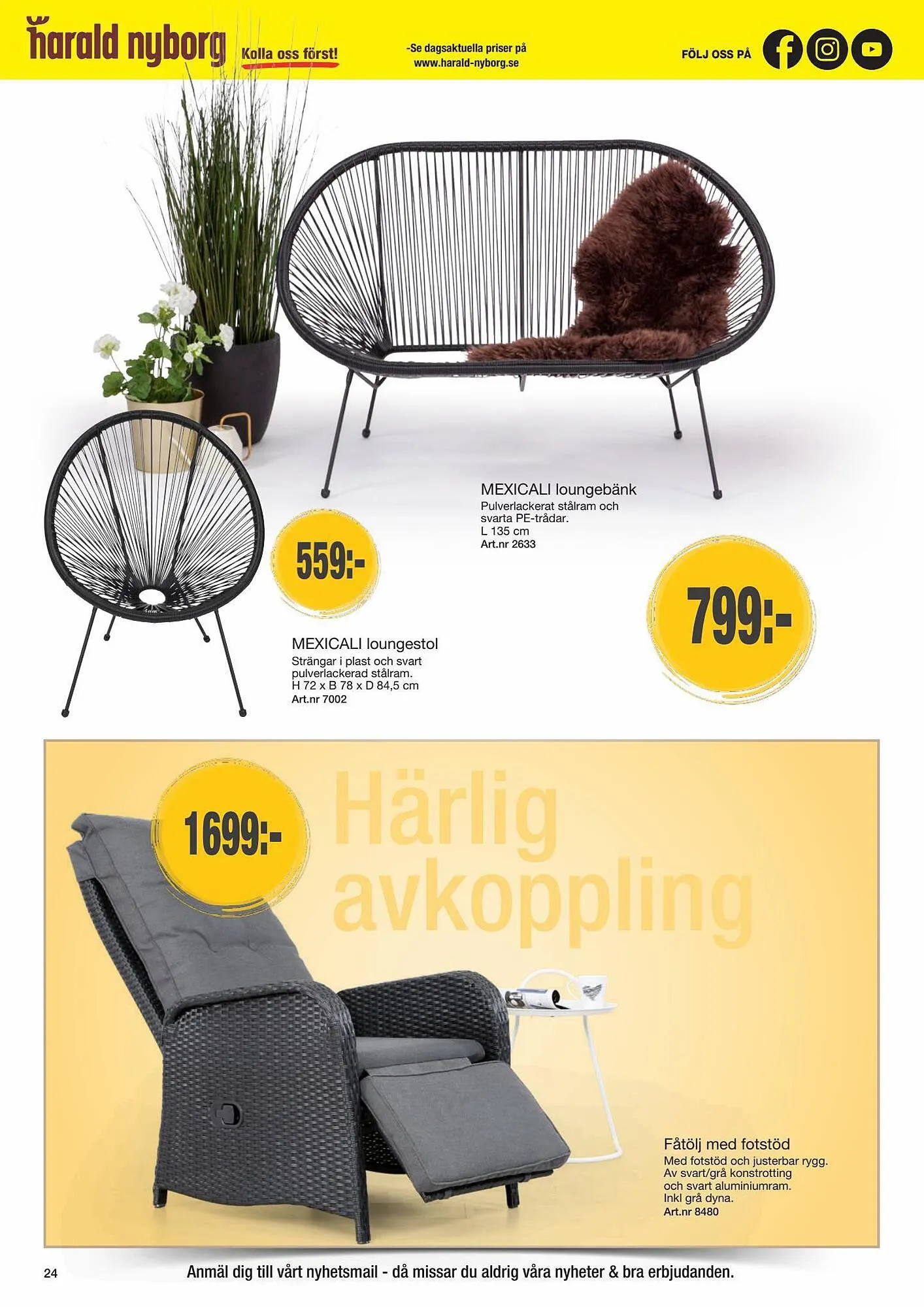Harald Nyborg reklamblad från 11 juni till 31 oktober 2023 - Reklamblad sidor 24