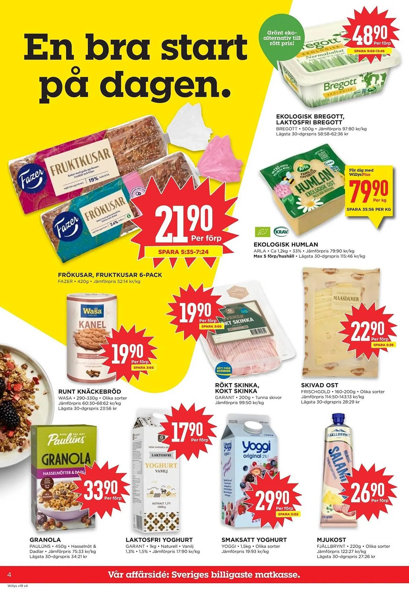 Willys reklamblad från 4 maj till 10 maj 2026 - Reklamblad sidor 4
