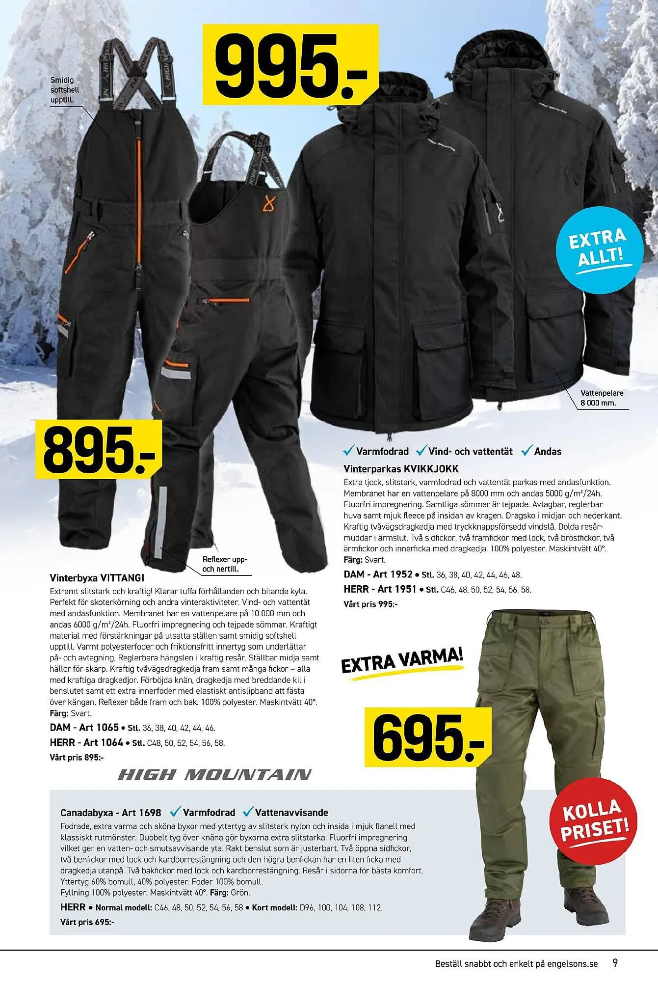 Engelsons reklamblad från 23 oktober till 30 november 2023 - Reklamblad sidor 9