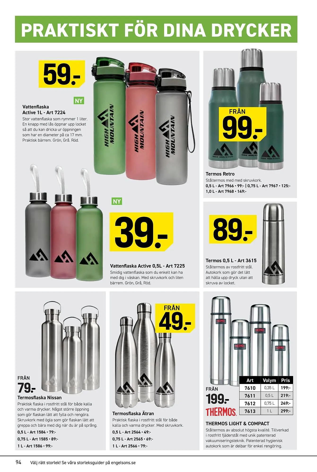 Engelsons katalog från 9 mars till 15 mars 2026 - Reklamblad sidor 94