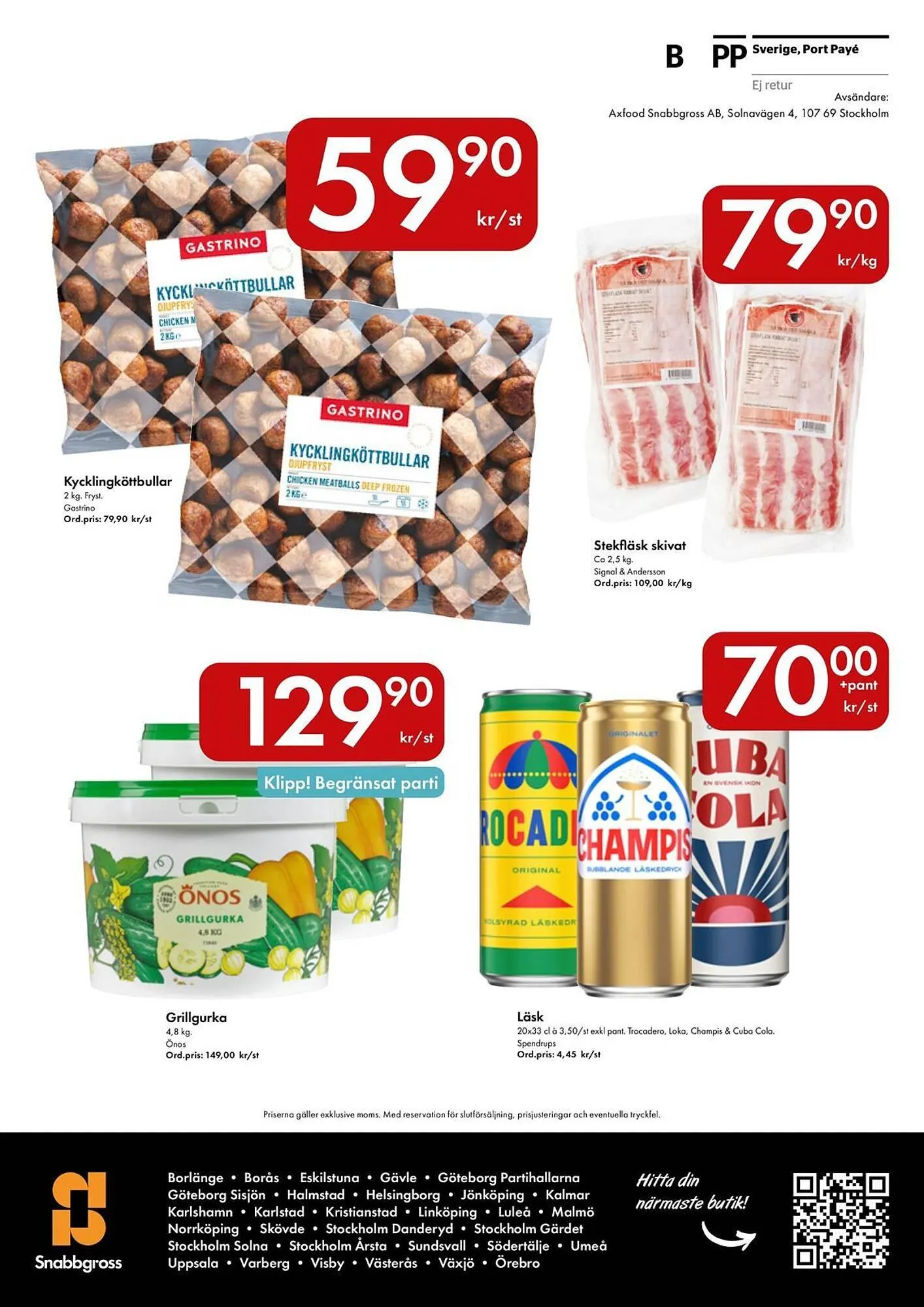 Snabbgross reklamblad från 20 april till 3 maj 2026 - Reklamblad sidor 16