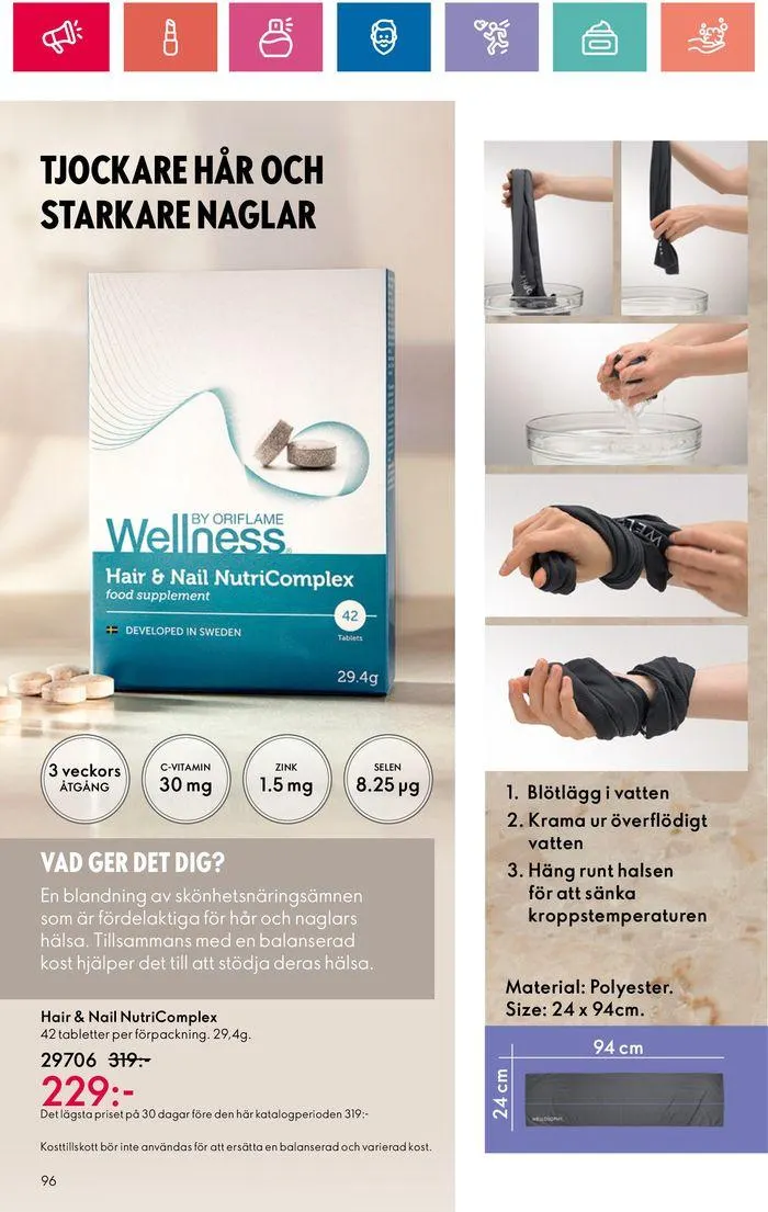 Oriflame reklamblad från 20 juni till 4 juli 2024 - Reklamblad sidor 96