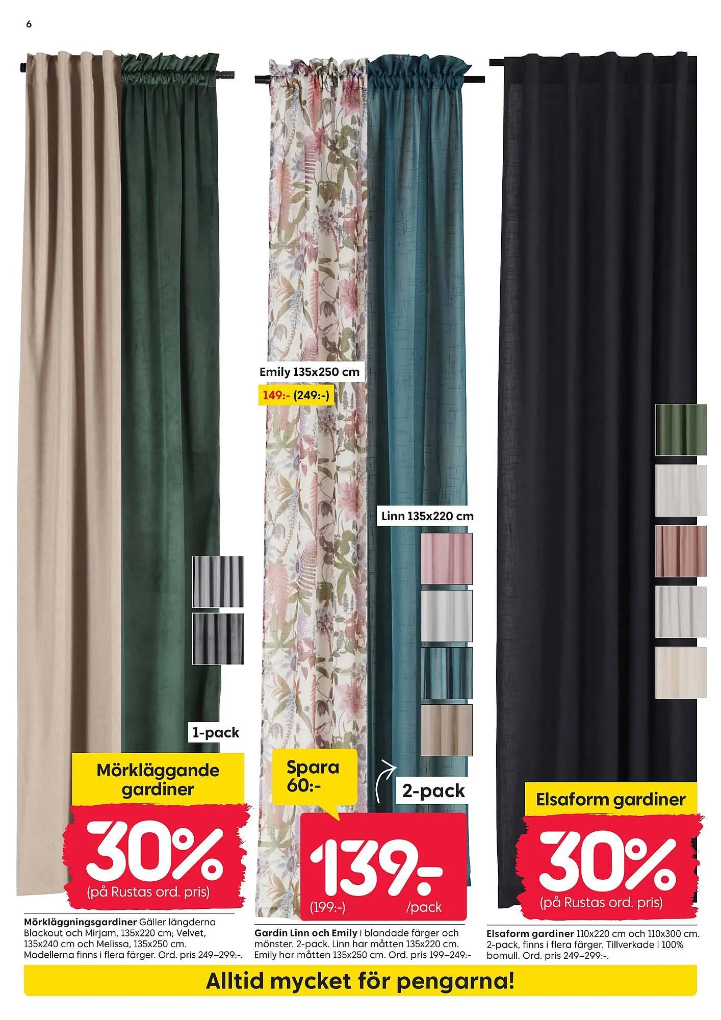 Rusta reklamblad från 11 augusti till 16 augusti 2025 - Reklamblad sidor 6