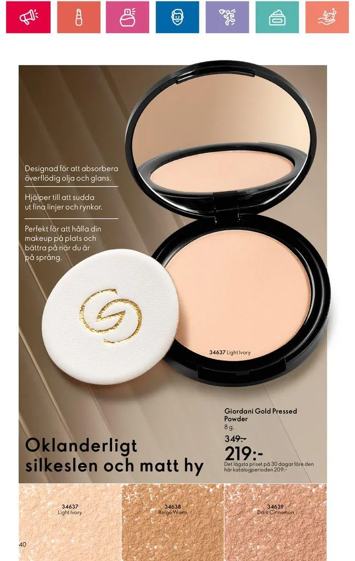 Oriflame reklamblad från 20 juni till 4 juli 2024 - Reklamblad sidor 40