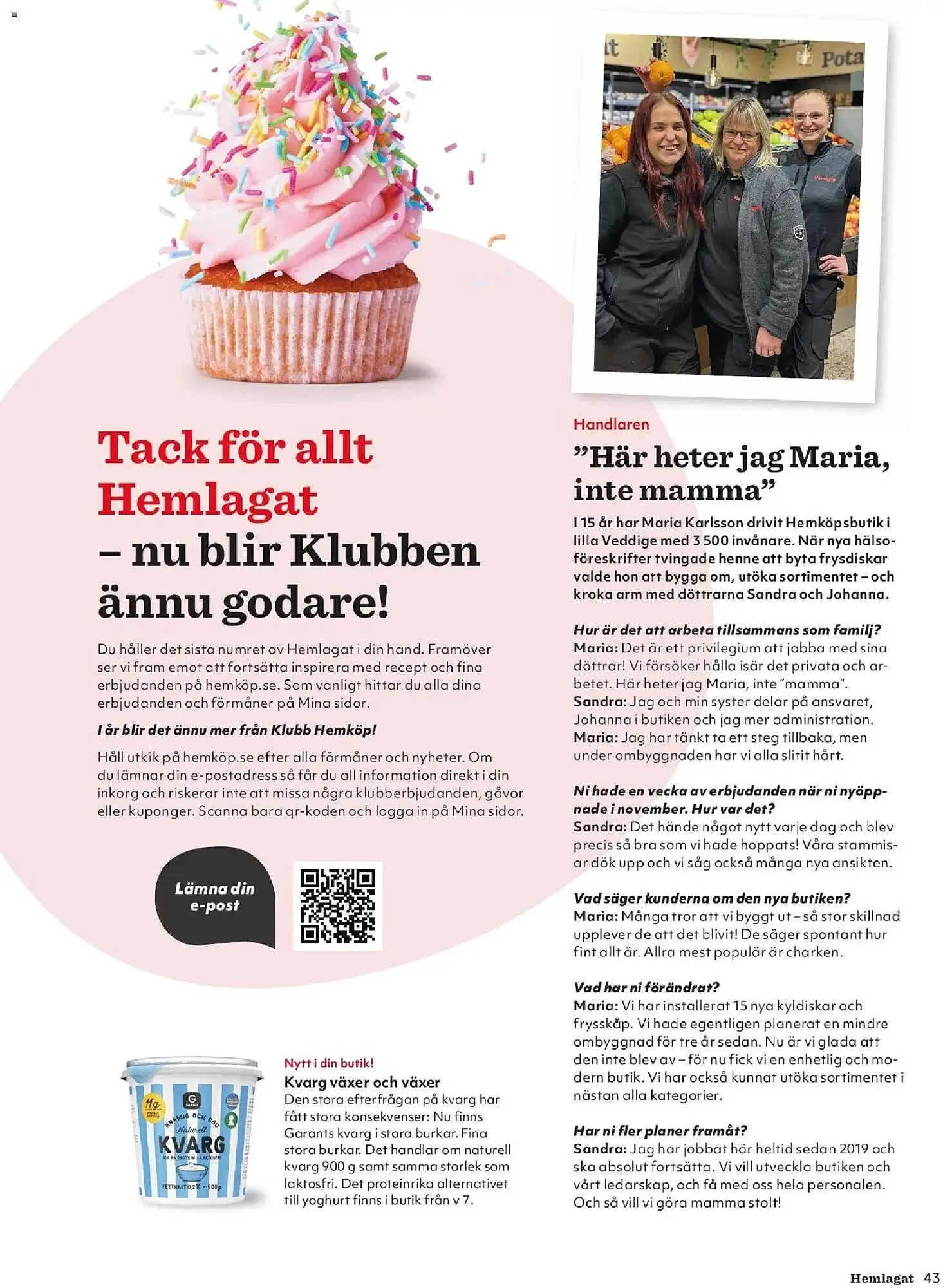 Hemköp reklamblad från 19 februari till 29 mars 2026 - Reklamblad sidor 43