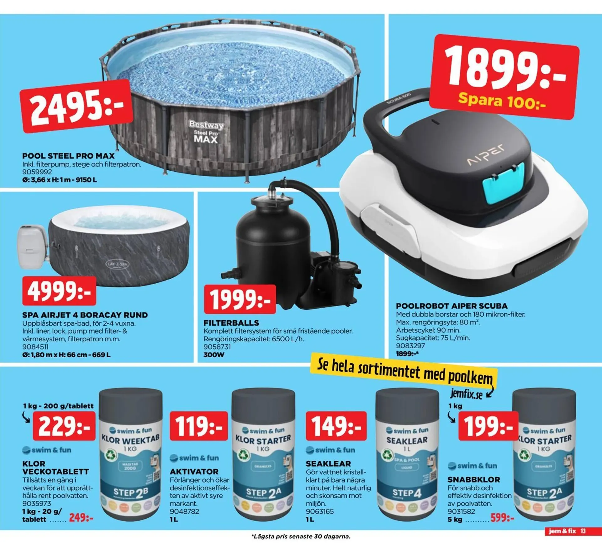 Jem&Fix reklamblad från 4 maj till 11 maj 2026 - Reklamblad sidor 13