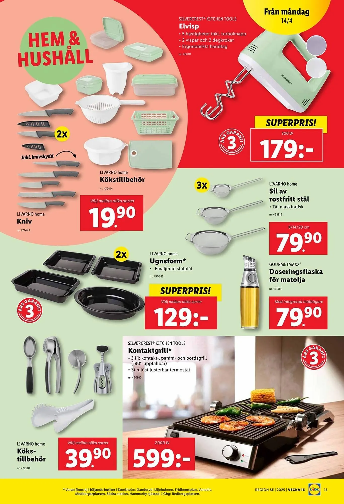 Lidl reklamblad från 14 april till 20 april 2025 - Reklamblad sidor 13