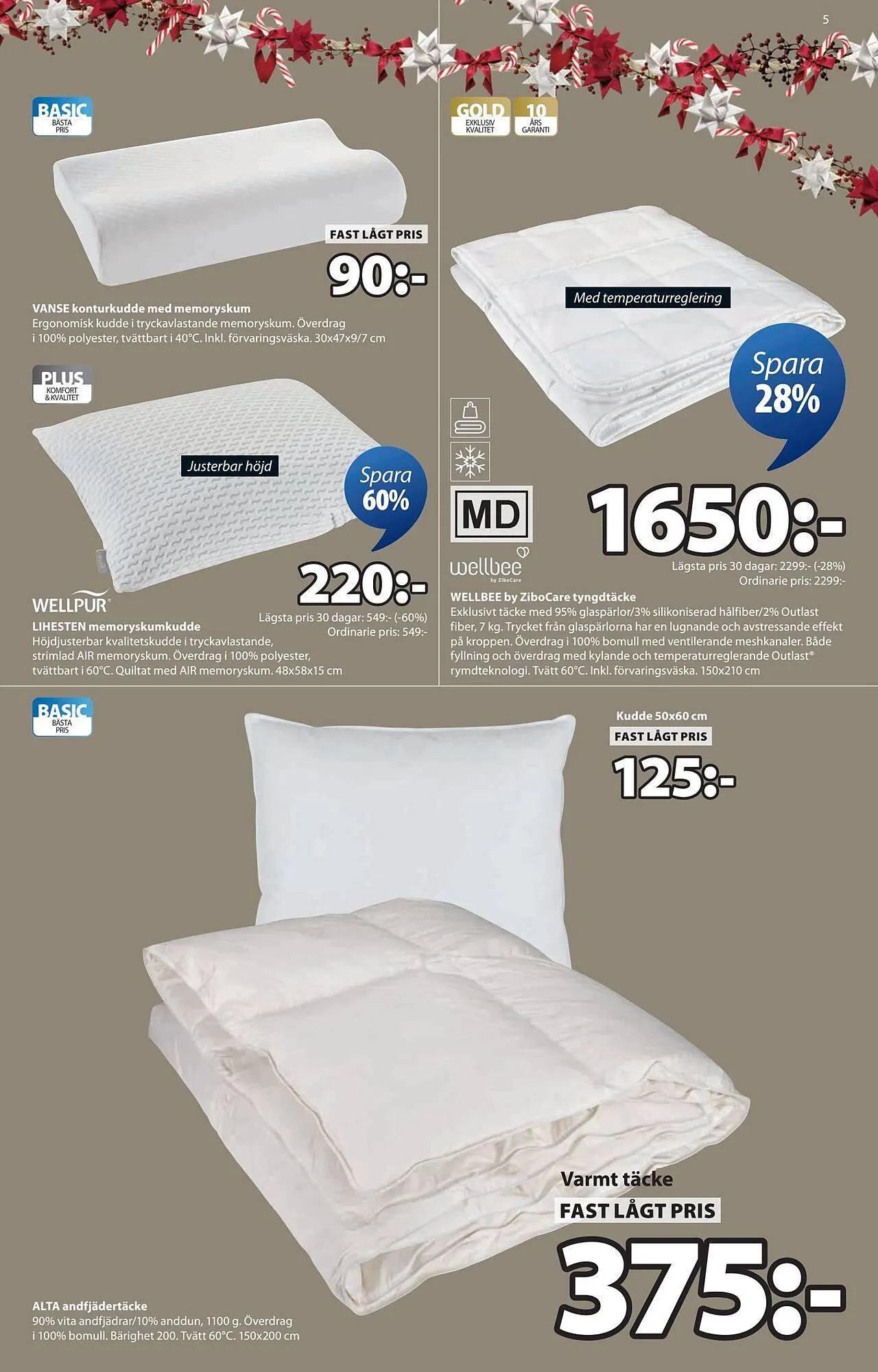 JYSK reklamblad från 15 december till 24 december 2025 - Reklamblad sidor 5