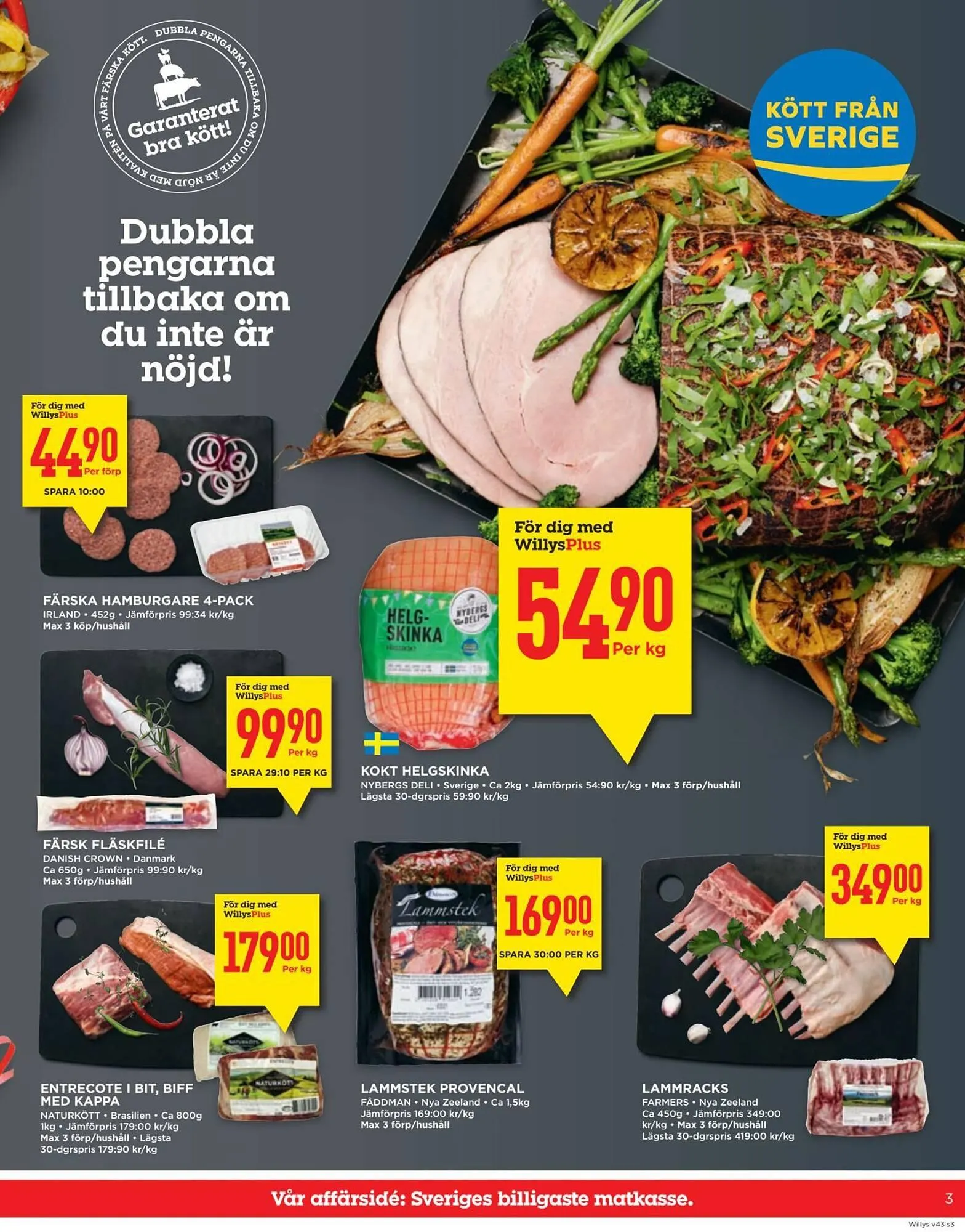 Willys reklamblad från 20 oktober till 26 oktober 2025 - Reklamblad sidor 3
