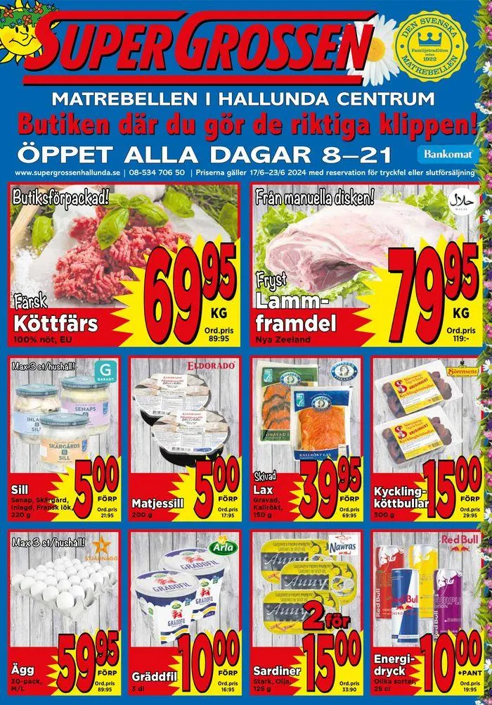 Veckans erbjudande! från 17 juni till 1 juli 2024 - Reklamblad sidor 1
