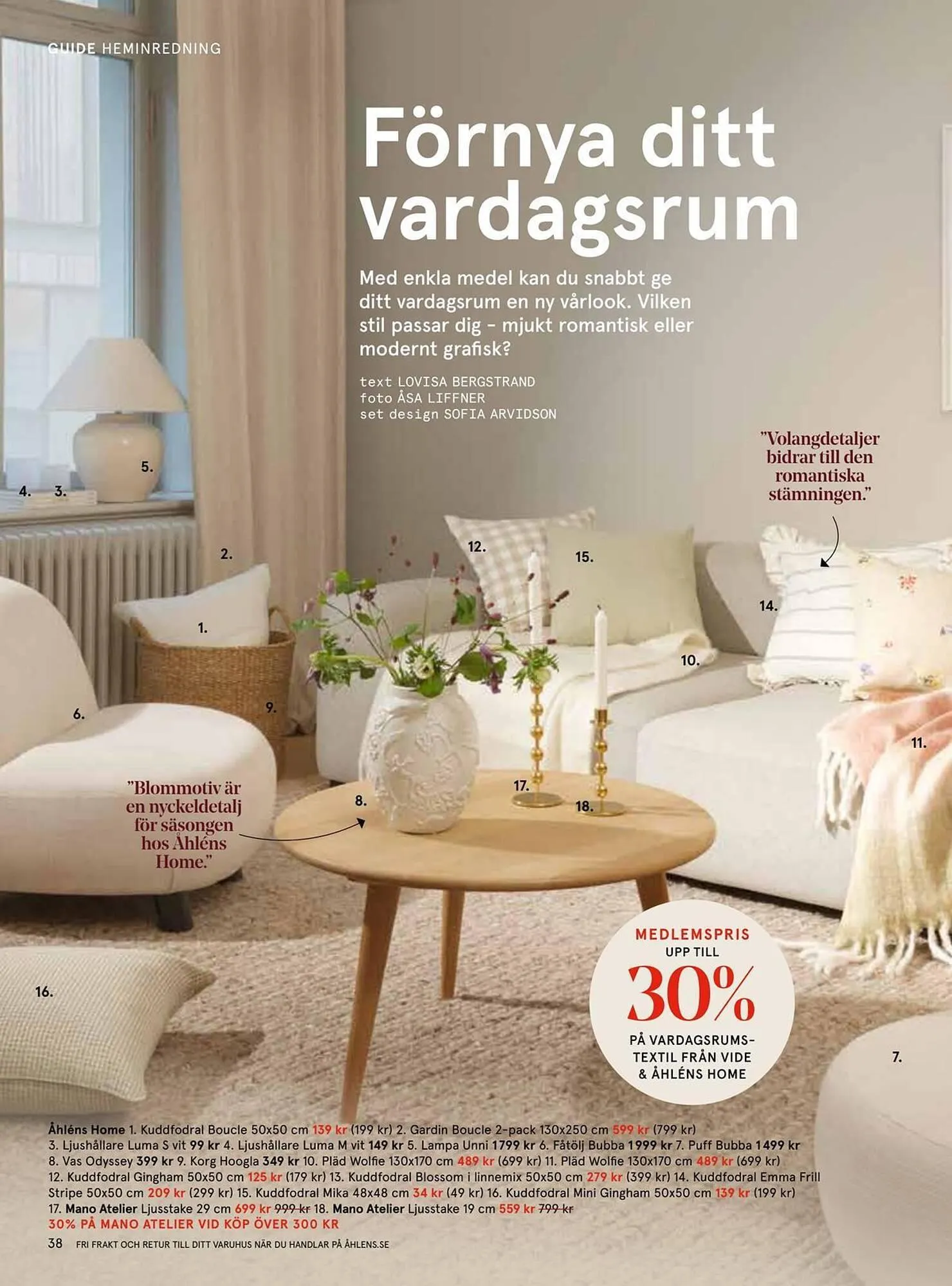 Åhléns reklamblad från 5 mars till 25 mars 2025 - Reklamblad sidor 38