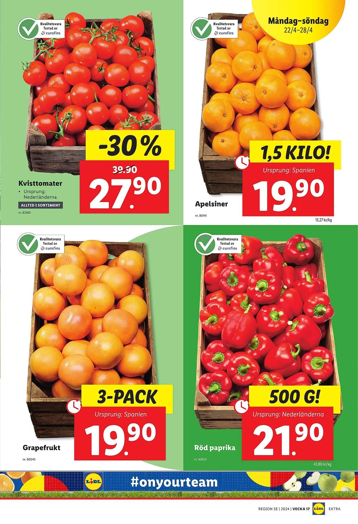 Lidl reklamblad från 22 april till 28 april 2024 - Reklamblad sidor 5