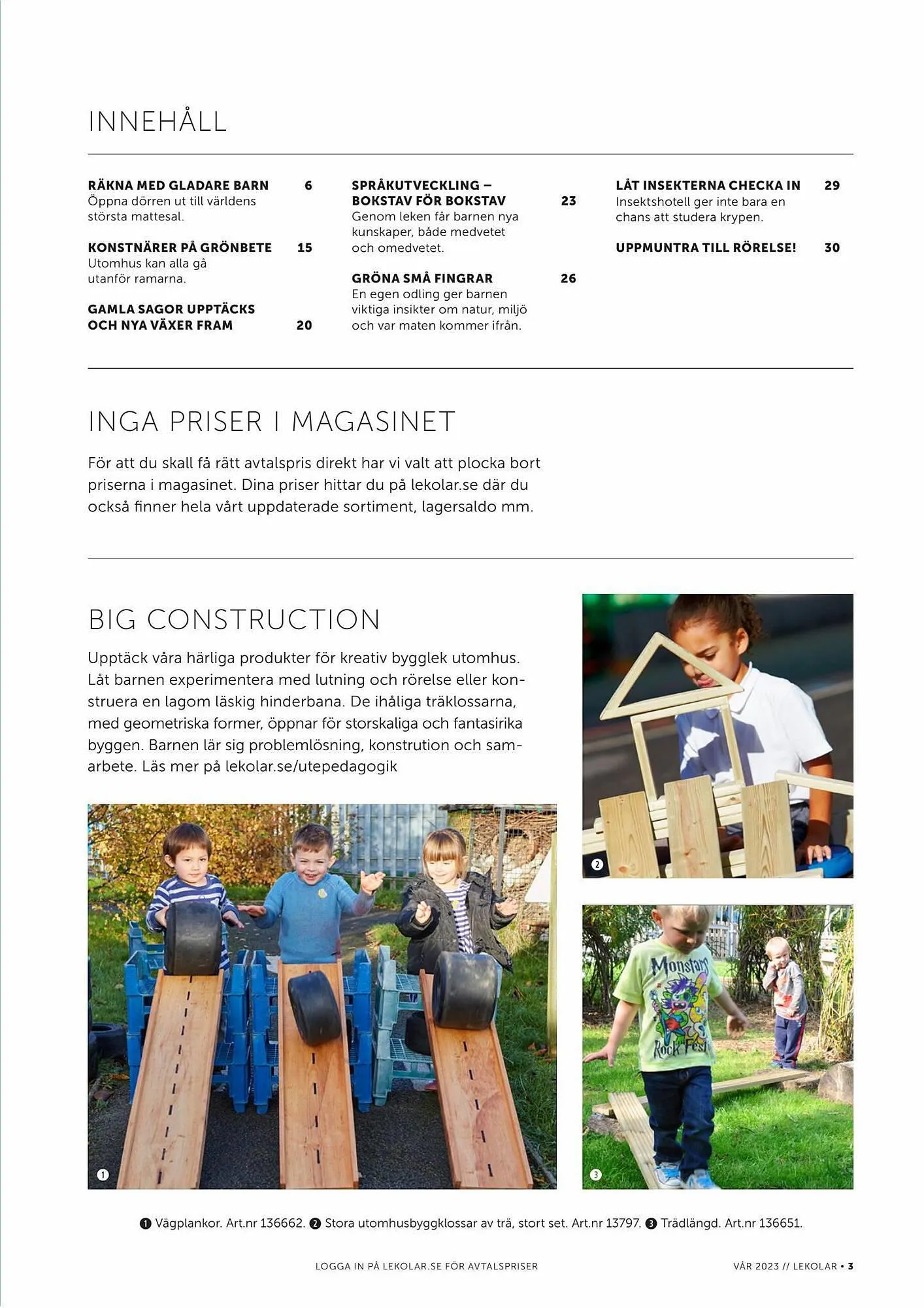 Lekolar reklamblad från 1 oktober till 11 november 2023 - Reklamblad sidor 3