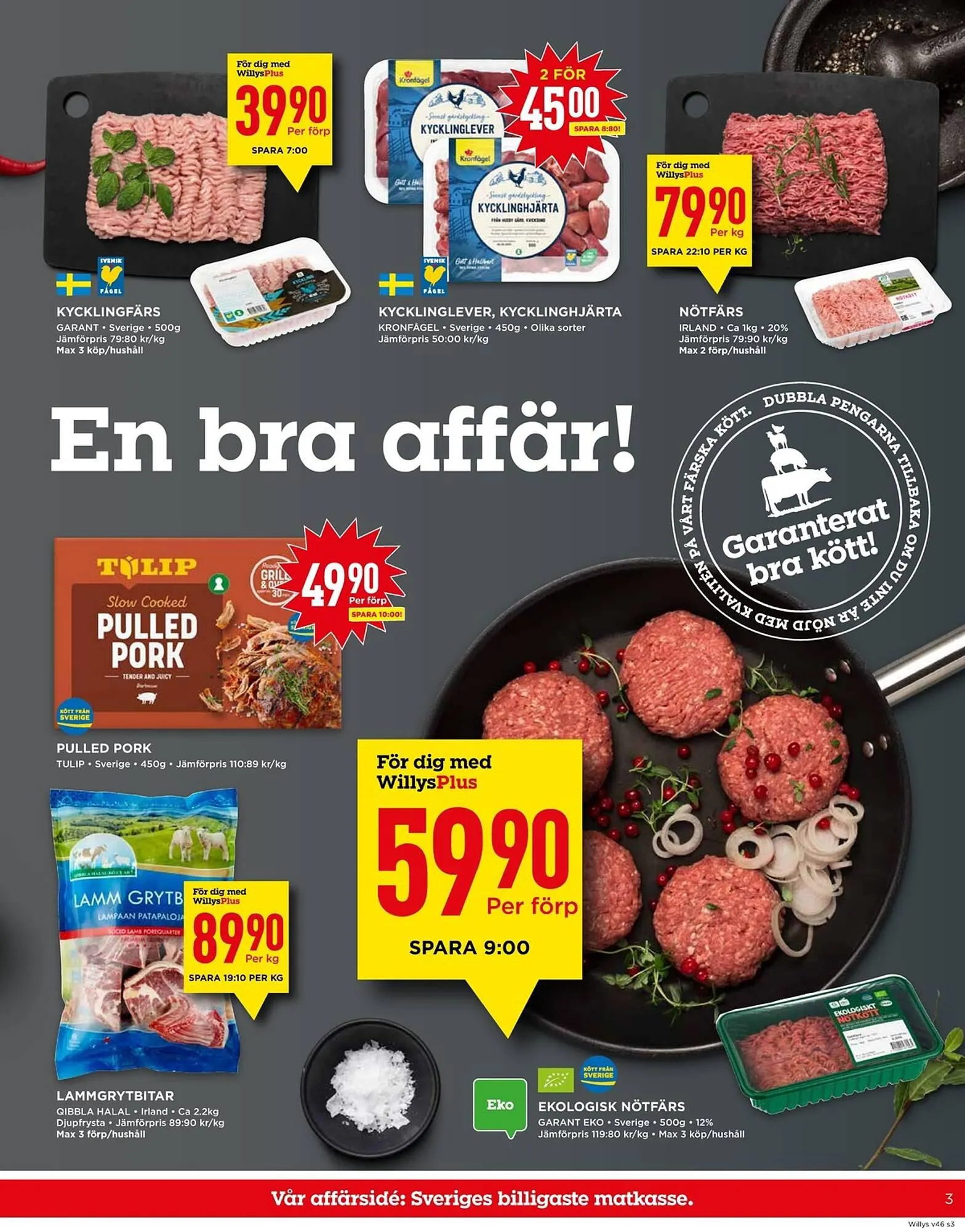 Willys reklamblad från 13 november till 19 november 2023 - Reklamblad sidor 3