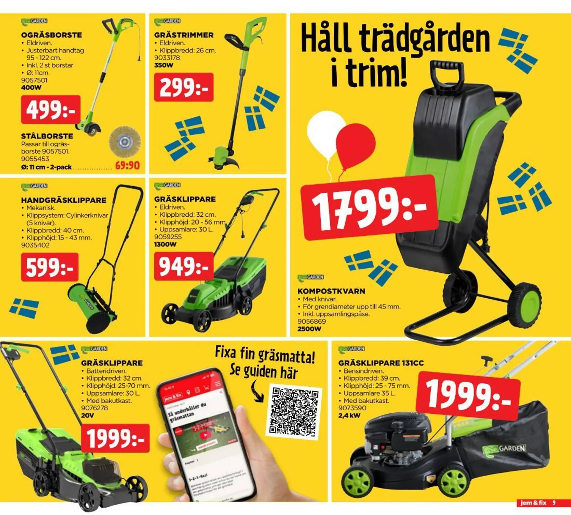 Jem&Fix reklamblad från 7 april till 13 april 2025 - Reklamblad sidor 9