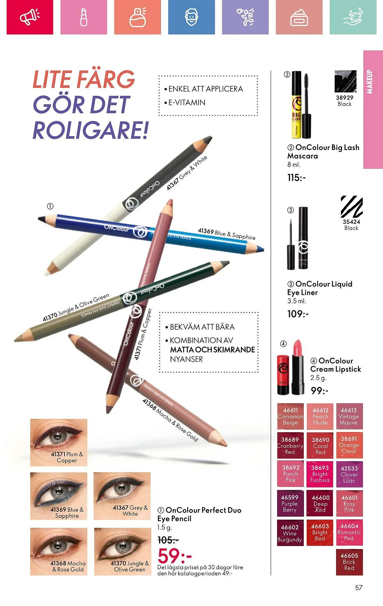Oriflame reklamblad från 26 januari till 15 februari 2025 - Reklamblad sidor 57