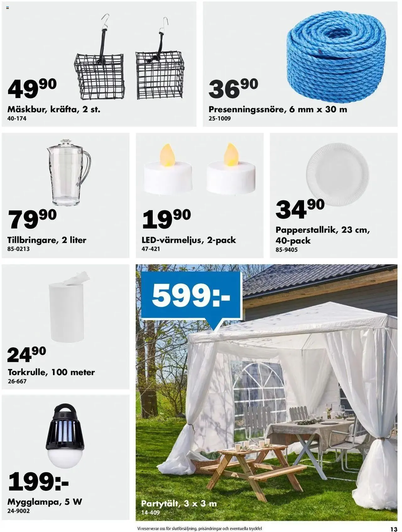 Biltema - erbjudanden från 25 juli till 31 december 2024 - Reklamblad sidor 13
