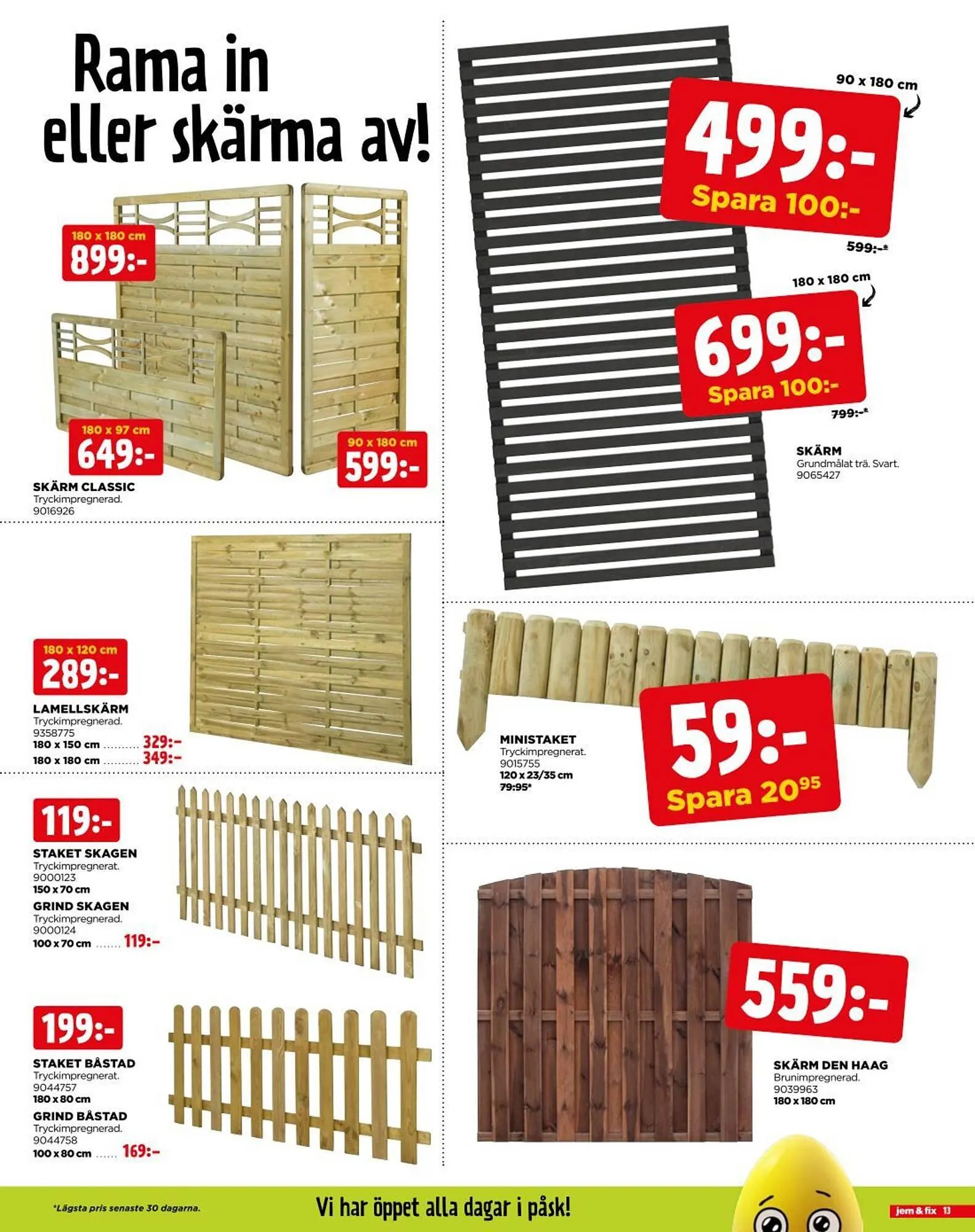 Jem&Fix reklamblad från 14 april till 20 april 2025 - Reklamblad sidor 13