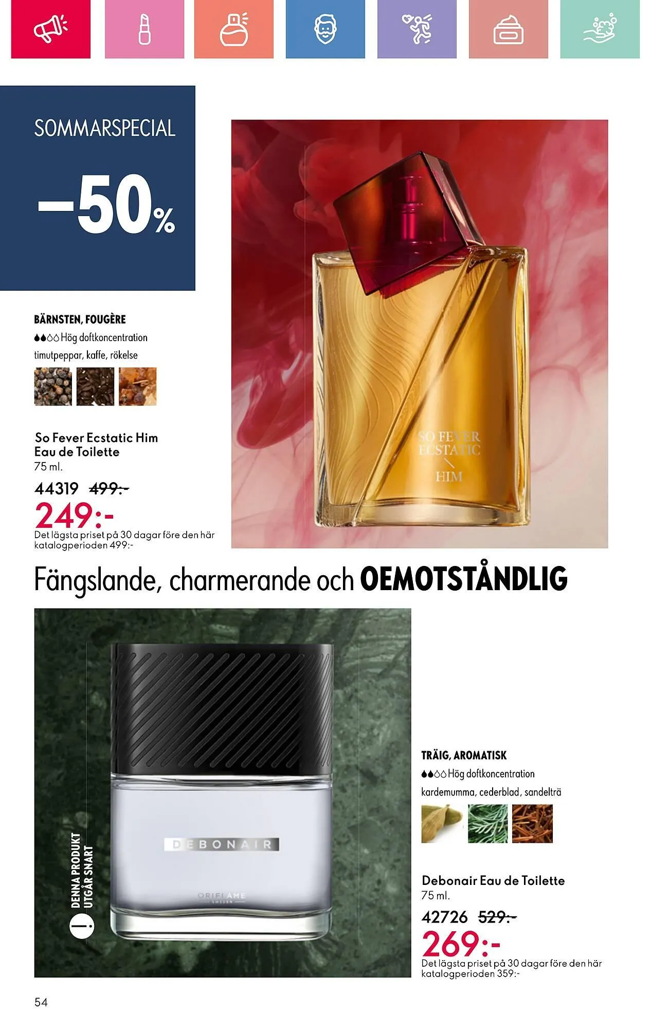 Oriflame reklamblad från 22 juni till 12 juli 2025 - Reklamblad sidor 54