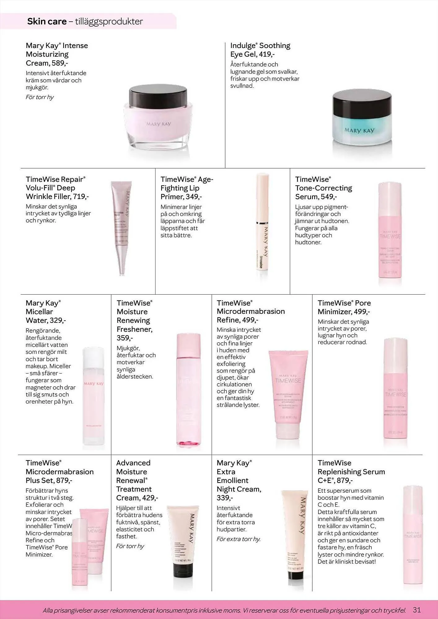Mary Kay reklamblad från 31 maj till 23 september 2023 - Reklamblad sidor 31