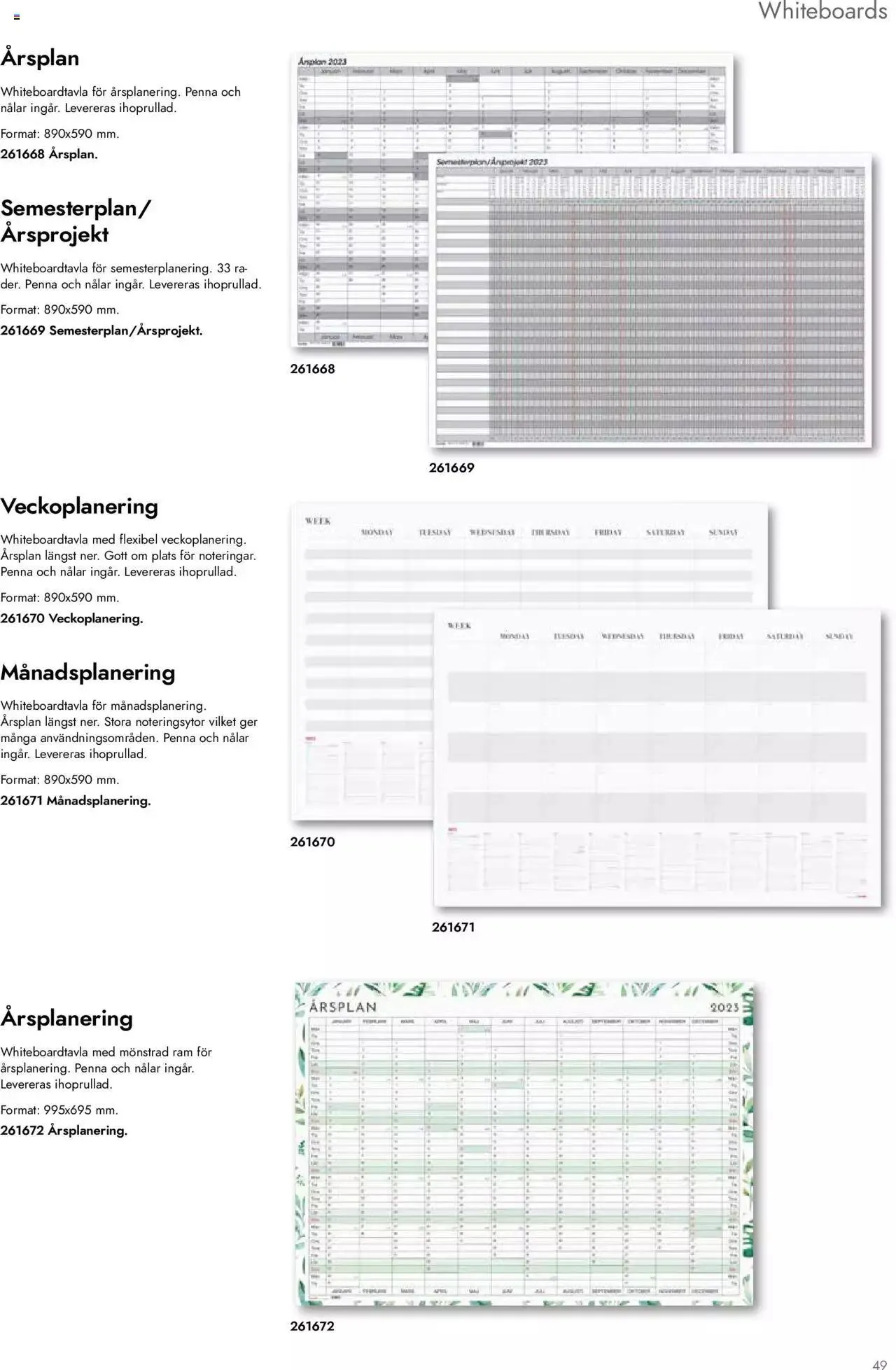 Almanackor och Kalendrar 2023 från 10 april till 31 december 2023 - Reklamblad sidor 49