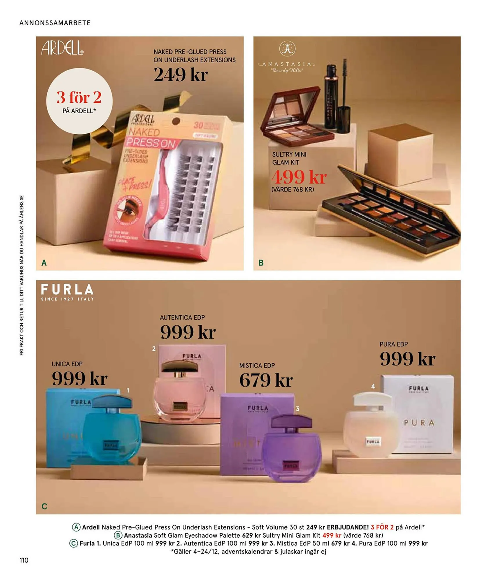 Åhléns reklamblad från 25 november till 24 december 2024 - Reklamblad sidor 110