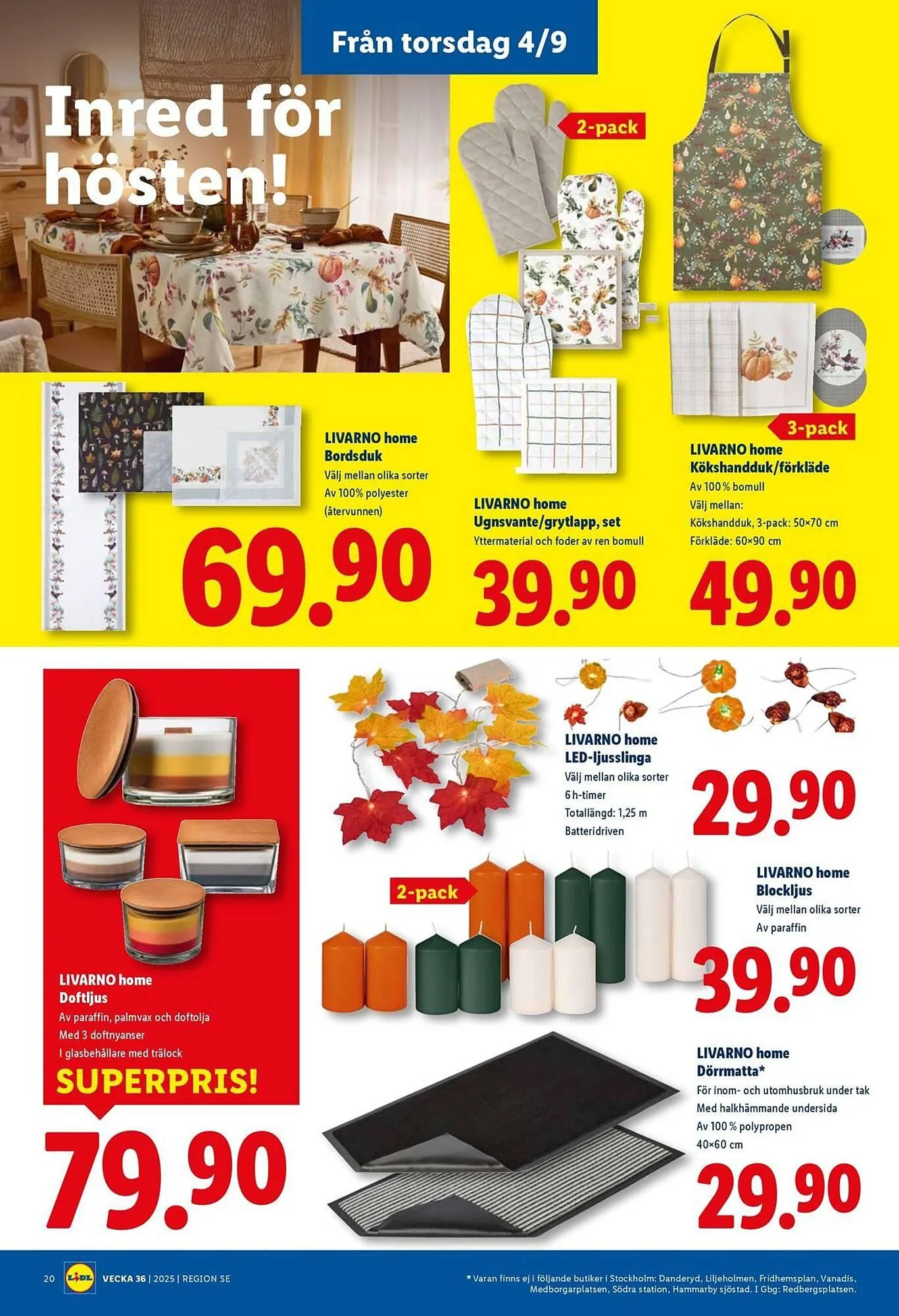Lidl reklamblad från 1 september till 7 september 2025 - Reklamblad sidor 23