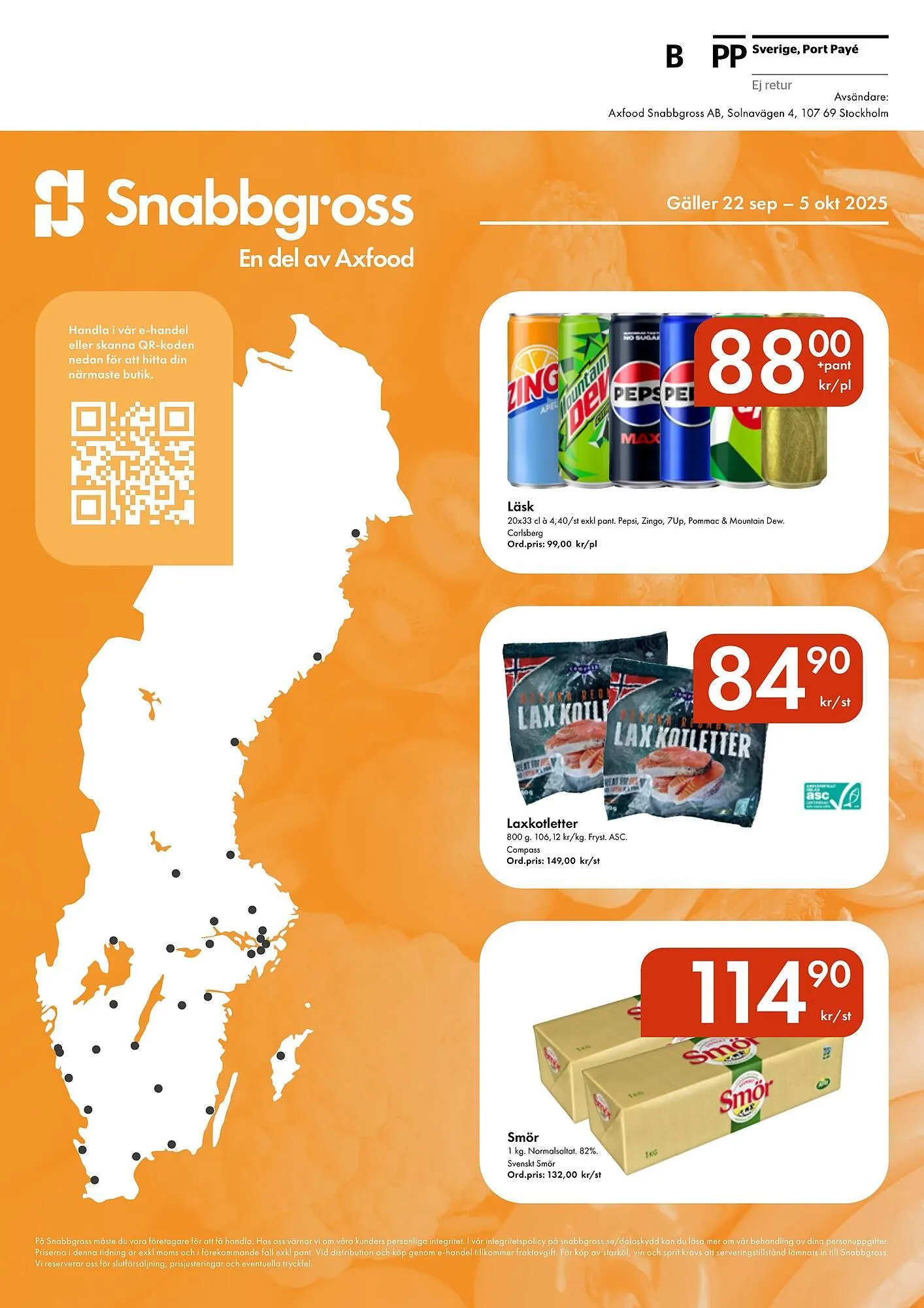 Snabbgross reklamblad från 22 september till 7 oktober 2025 - Reklamblad sidor 16