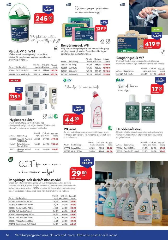 Lyreco 2024 ! från 7 maj till 31 december 2024 - Reklamblad sidor 14