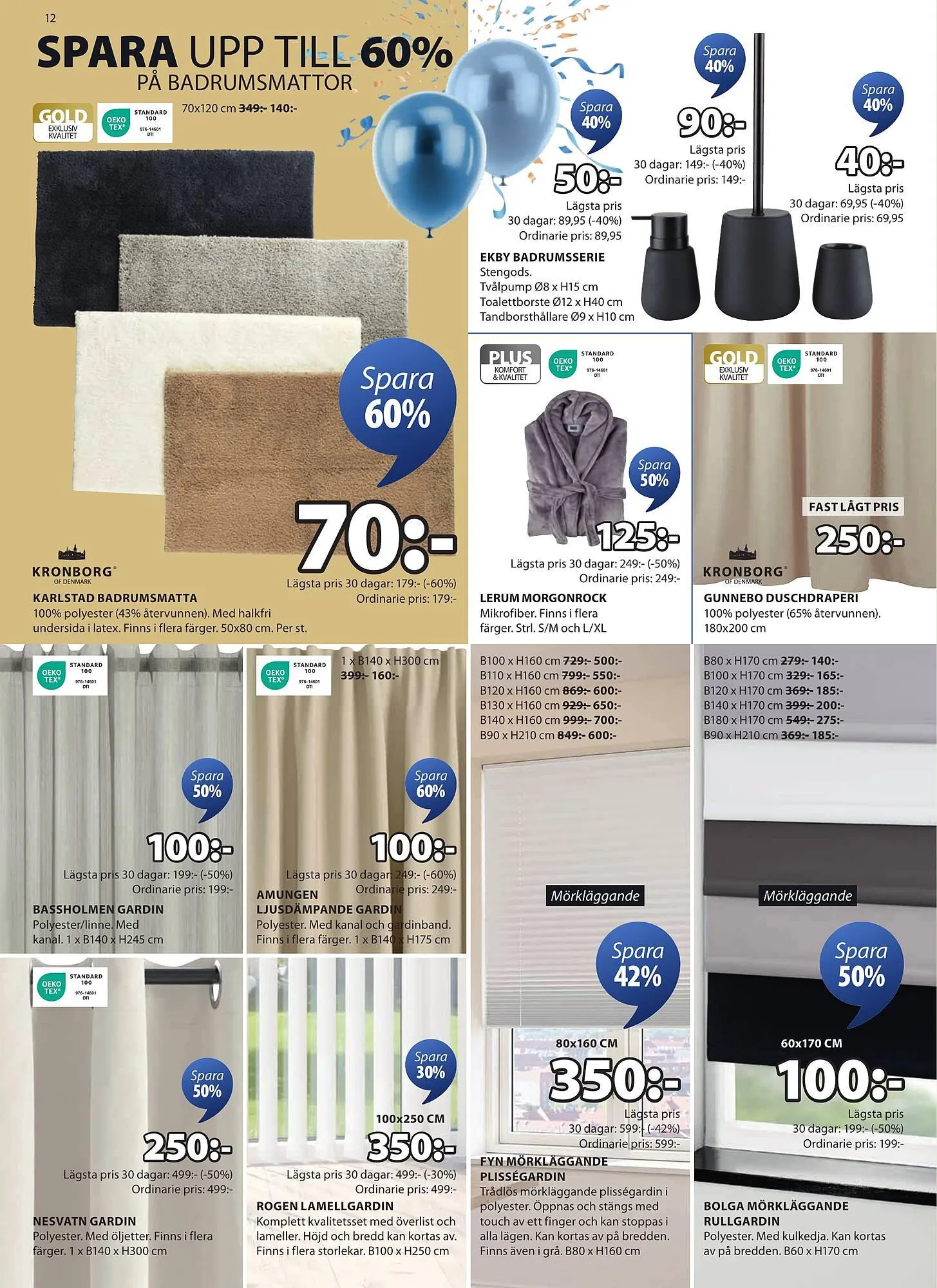 JYSK reklamblad från 31 mars till 13 april 2025 - Reklamblad sidor 12