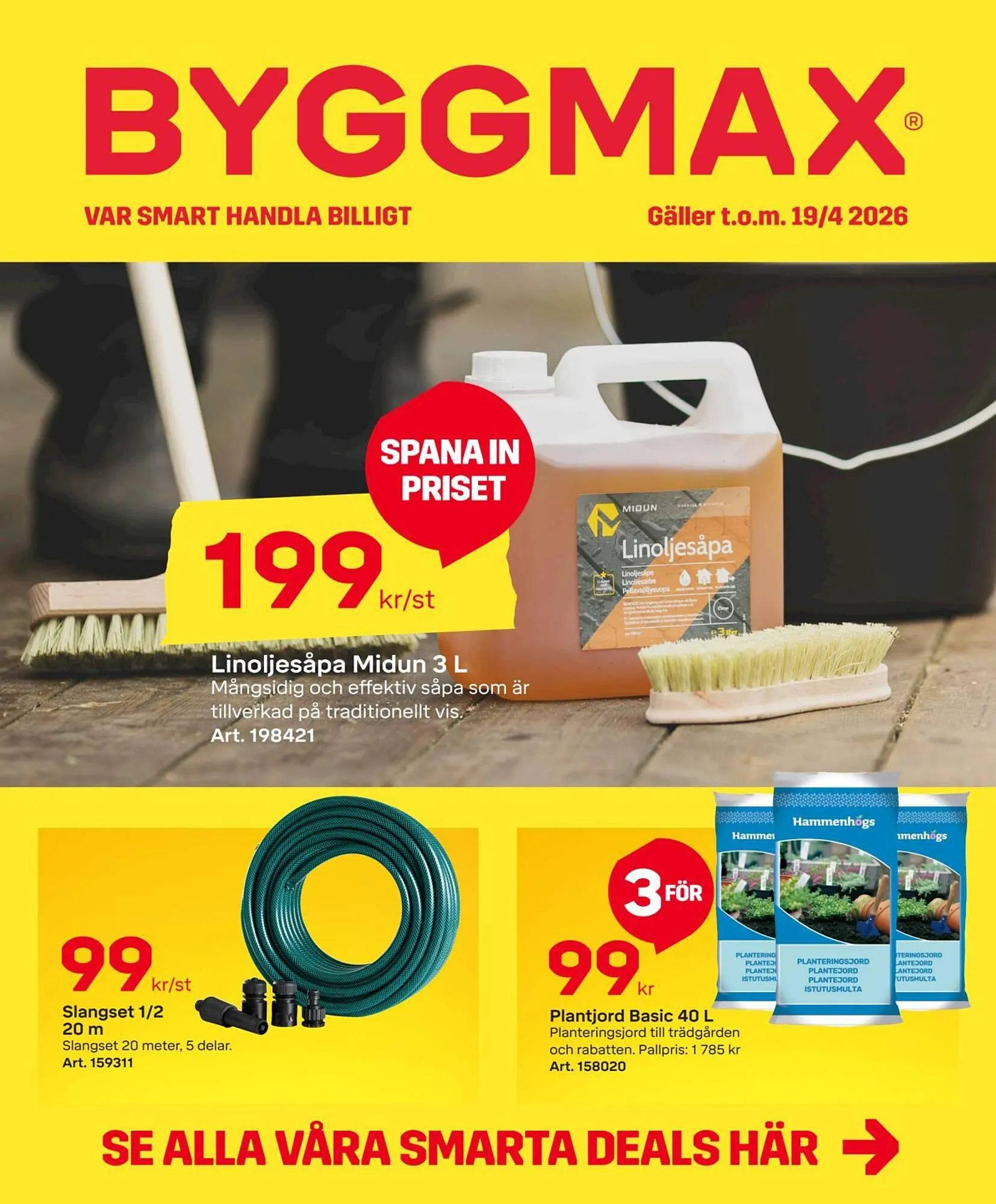Byggmax reklamblad från 6 april till 20 april 2026 - Reklamblad sidor 1