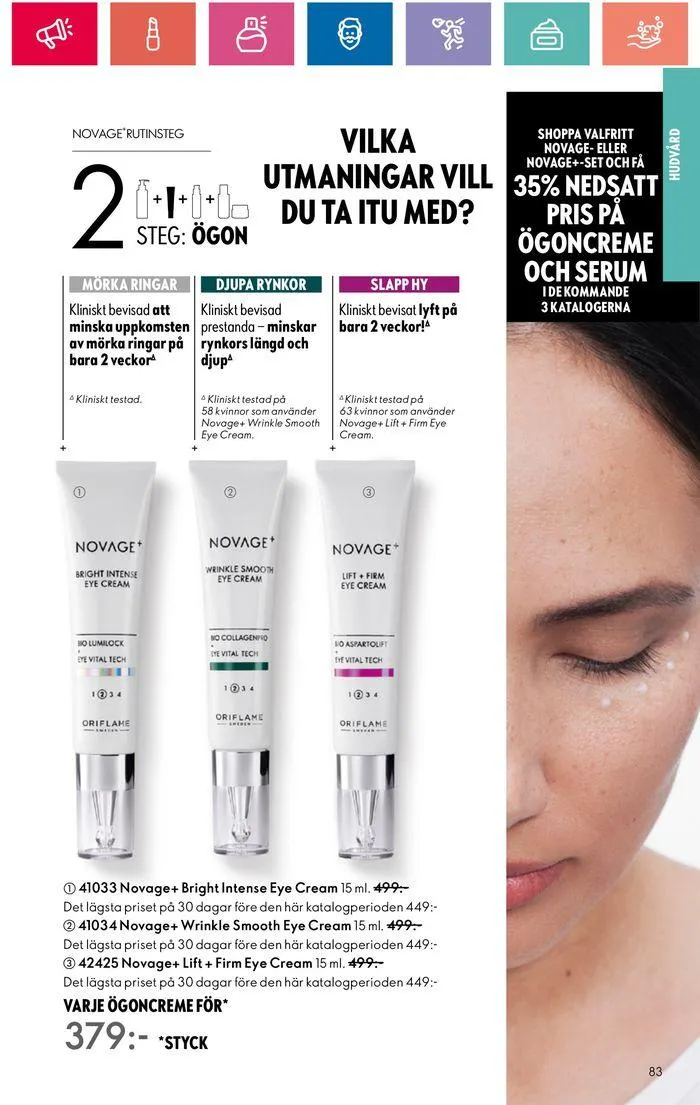 Oriflame reklamblad från 20 juni till 4 juli 2024 - Reklamblad sidor 83