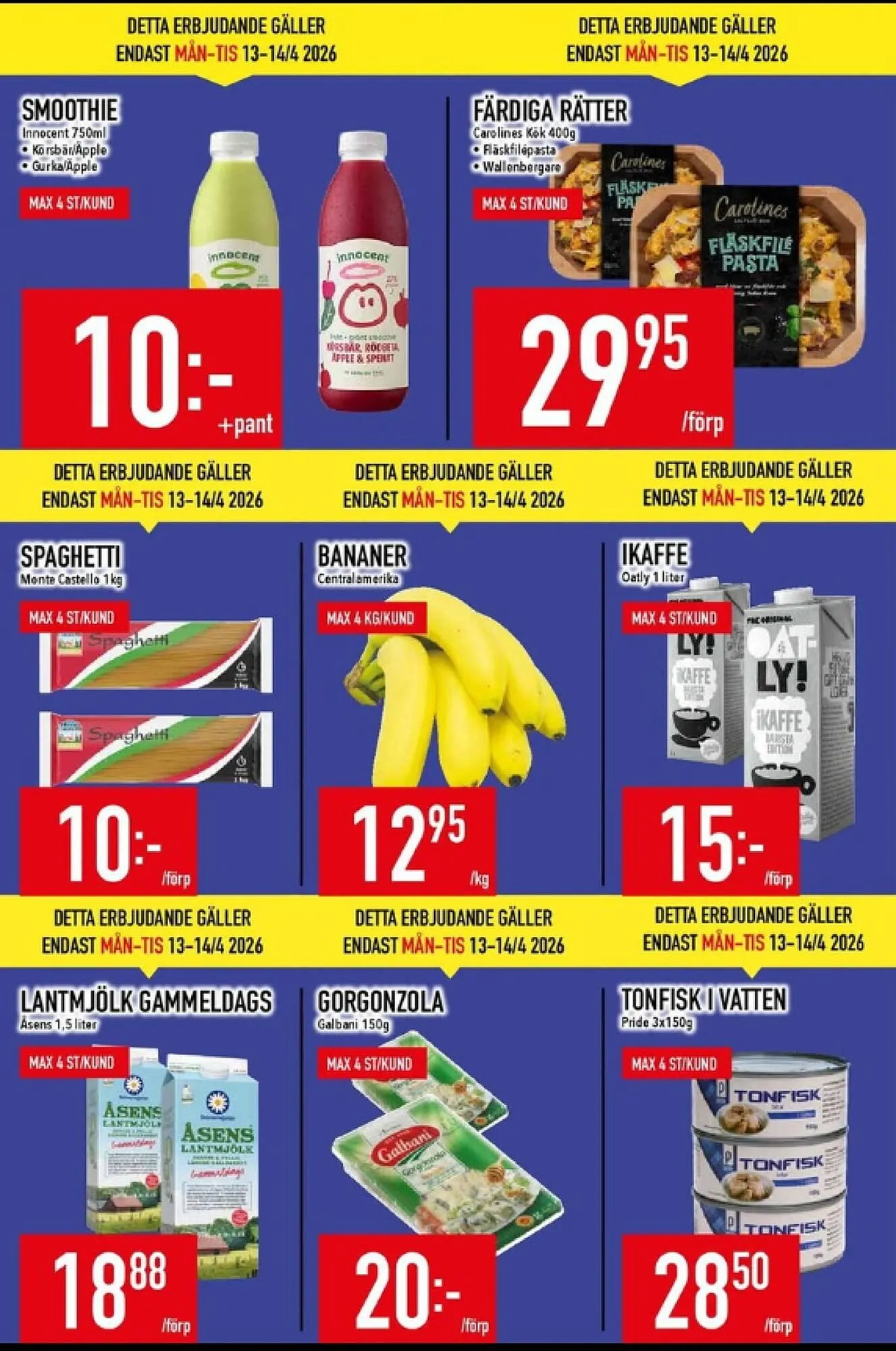 Matdax reklamblad från 13 april till 19 april 2026 - Reklamblad sidor 2