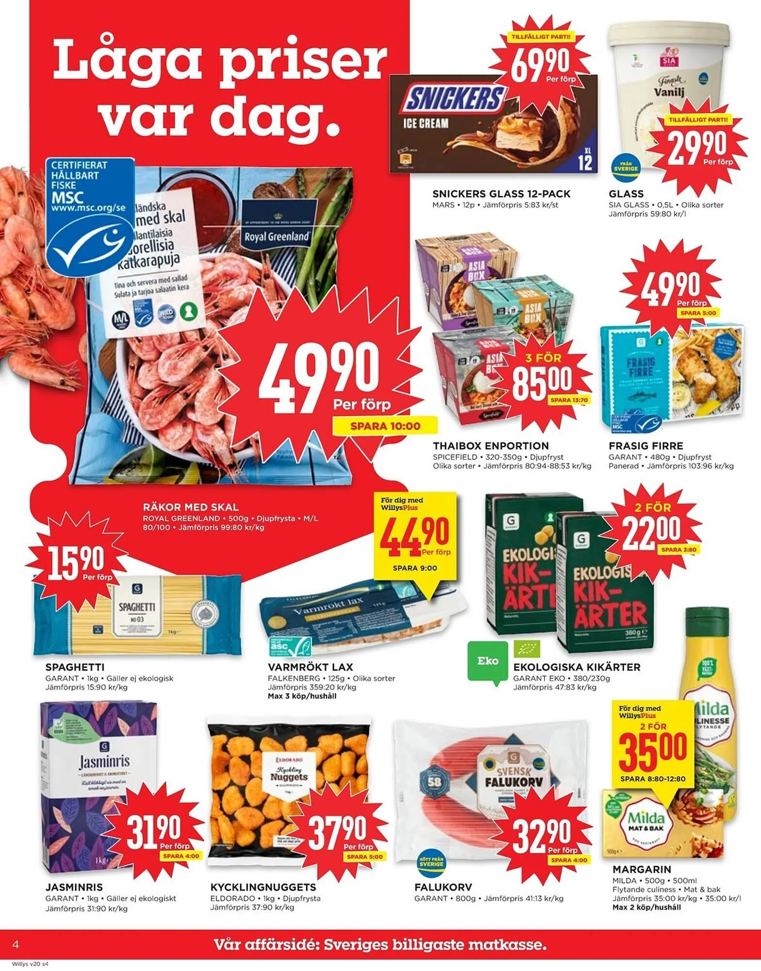 Willys reklamblad från 12 maj till 18 maj 2025 - Reklamblad sidor 4