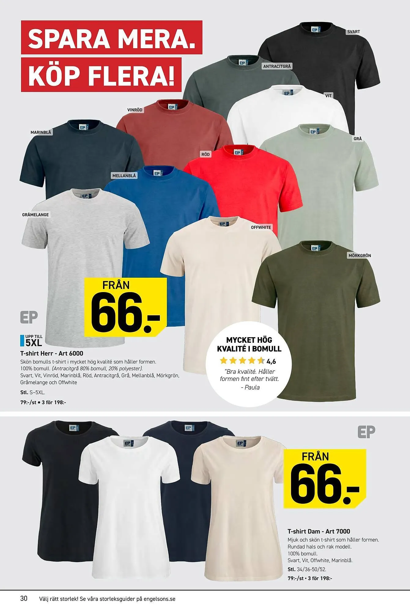 Engelsons reklamblad från 1 september till 3 september 2025 - Reklamblad sidor 30