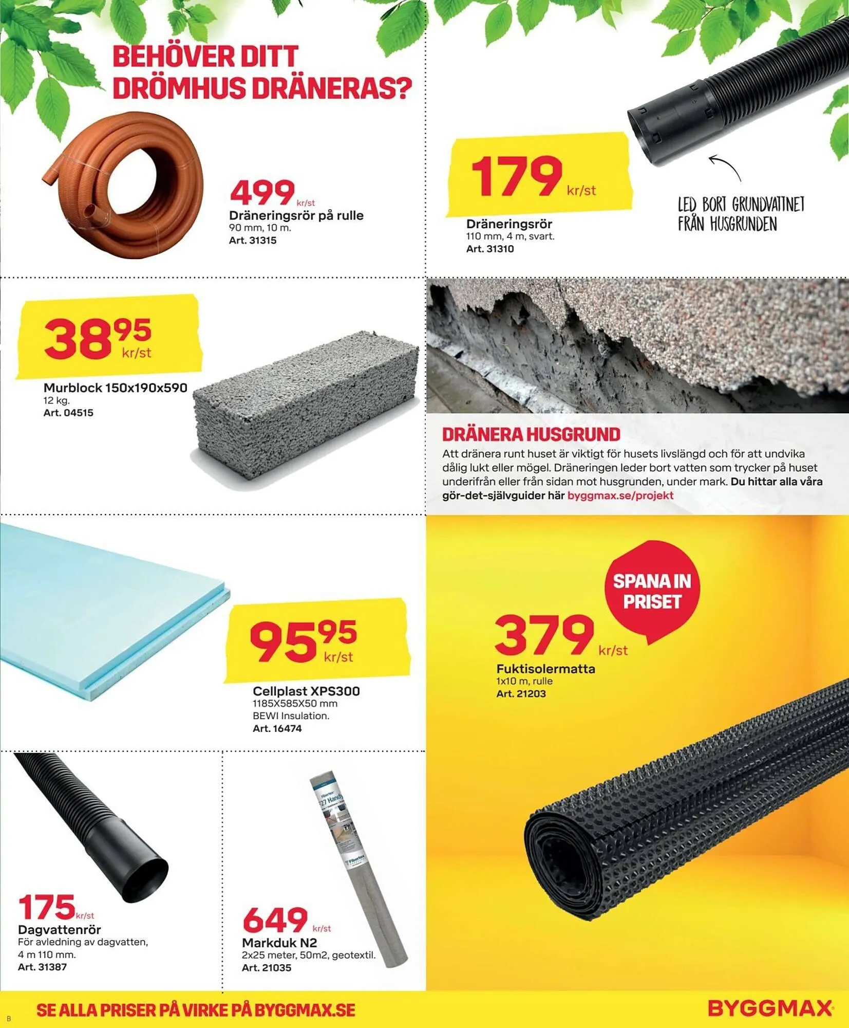 Byggmax reklamblad från 1 augusti till 18 augusti 2024 - Reklamblad sidor 7