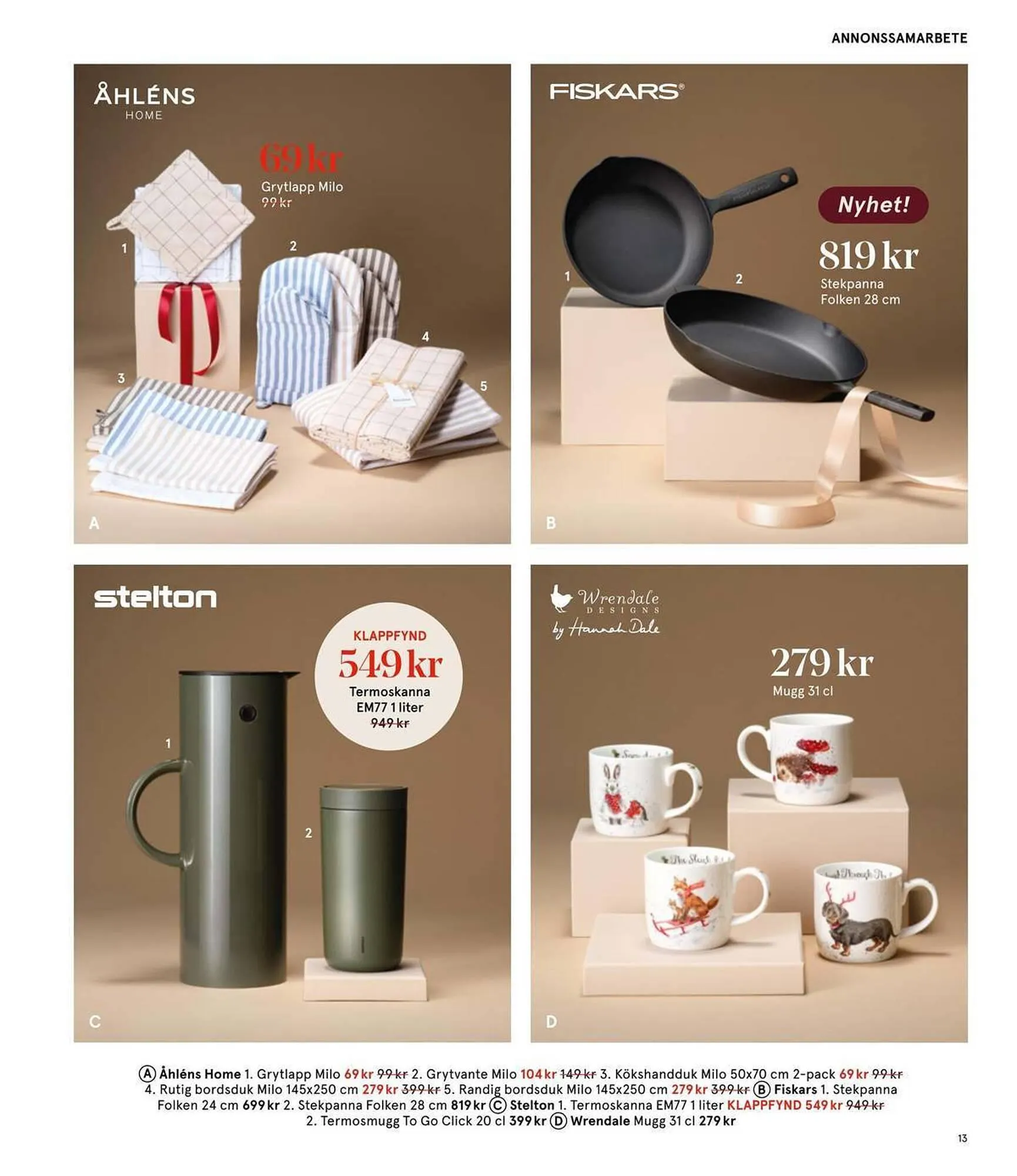 Åhléns reklamblad från 25 november till 11 december 2025 - Reklamblad sidor 13