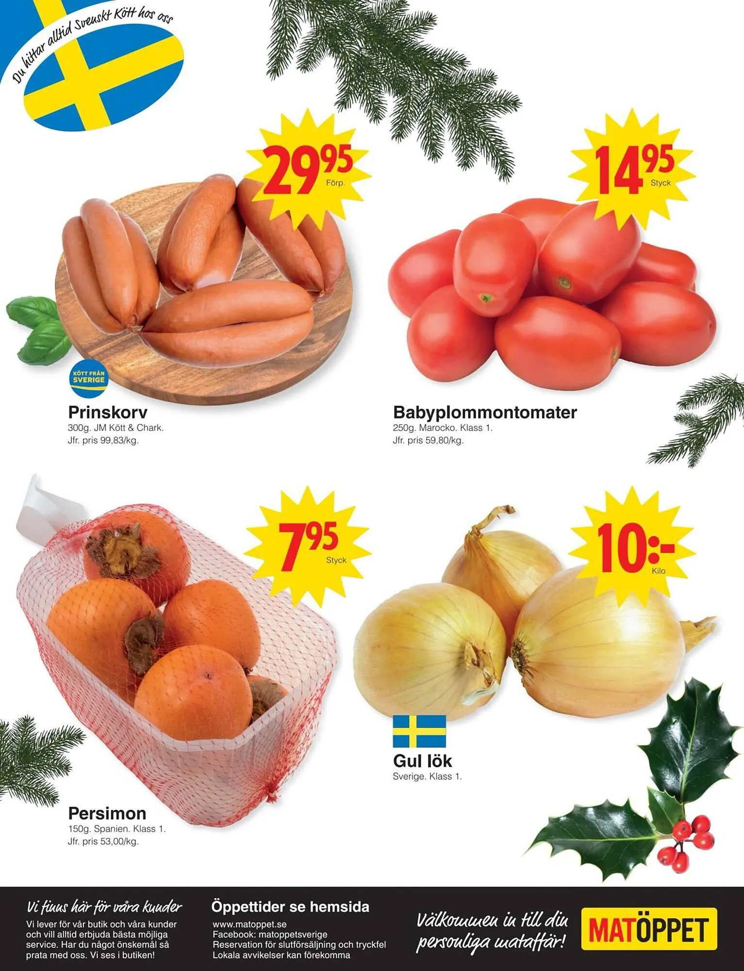 Matöppet reklamblad från 22 december till 1 januari 2026 - Reklamblad sidor 4